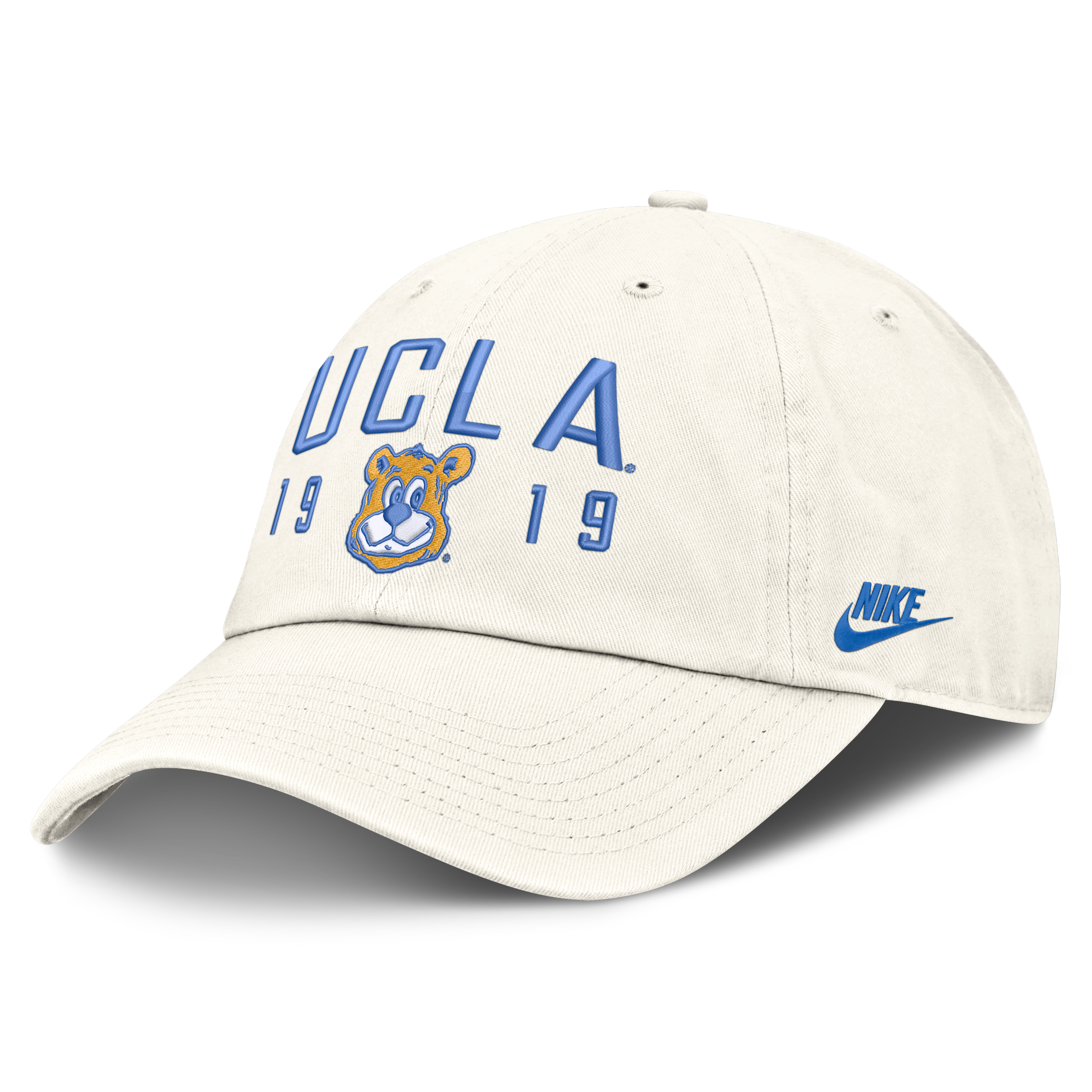 Nike Men's White Ucla Bruins Legacy Letter Location Club Adjustable Hat - White