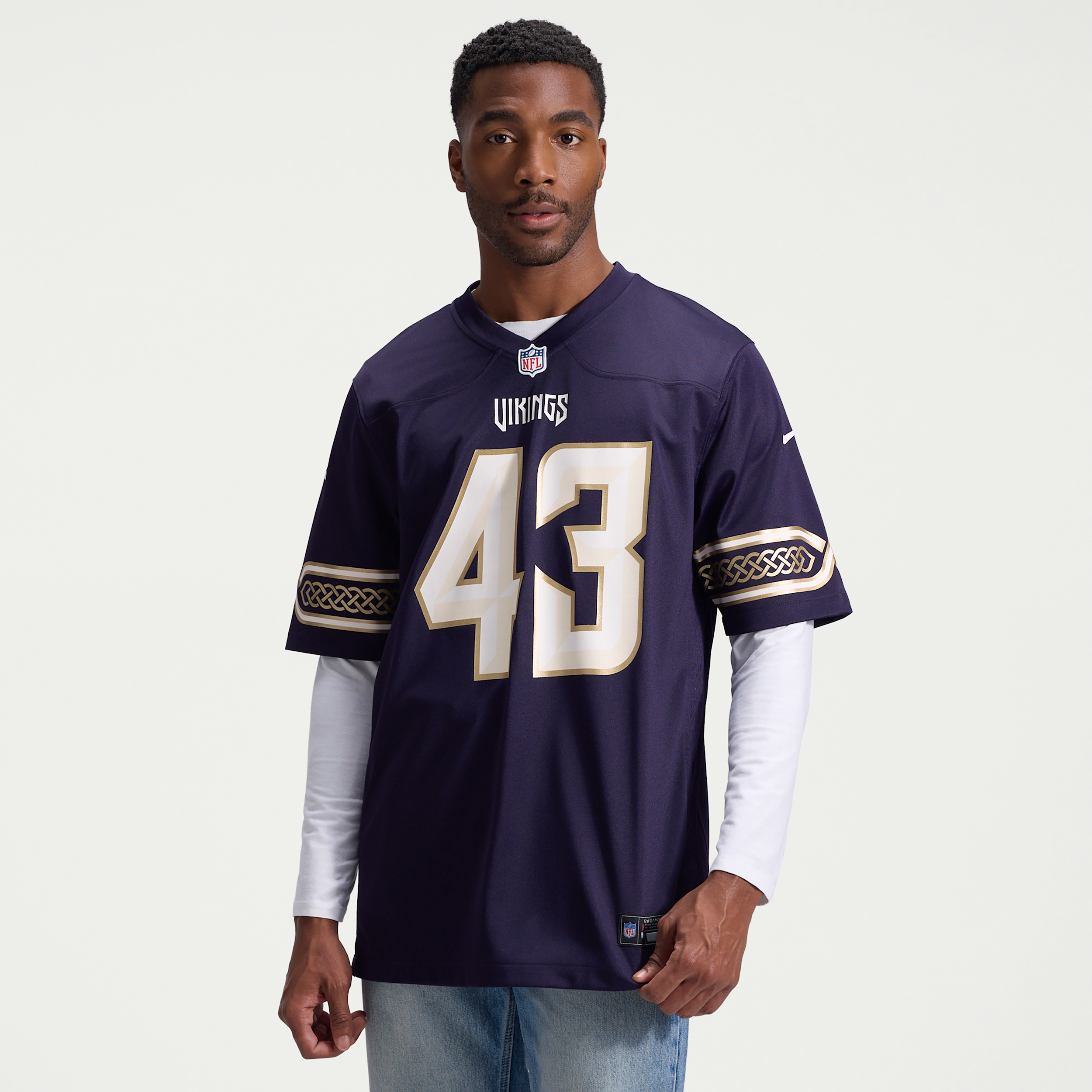 Andrew Van Ginkel Minnesota Vikings Rivalries Collection Nike Men's NFL Game Jersey in Purple | 67NM0JFK9MF-Y9A