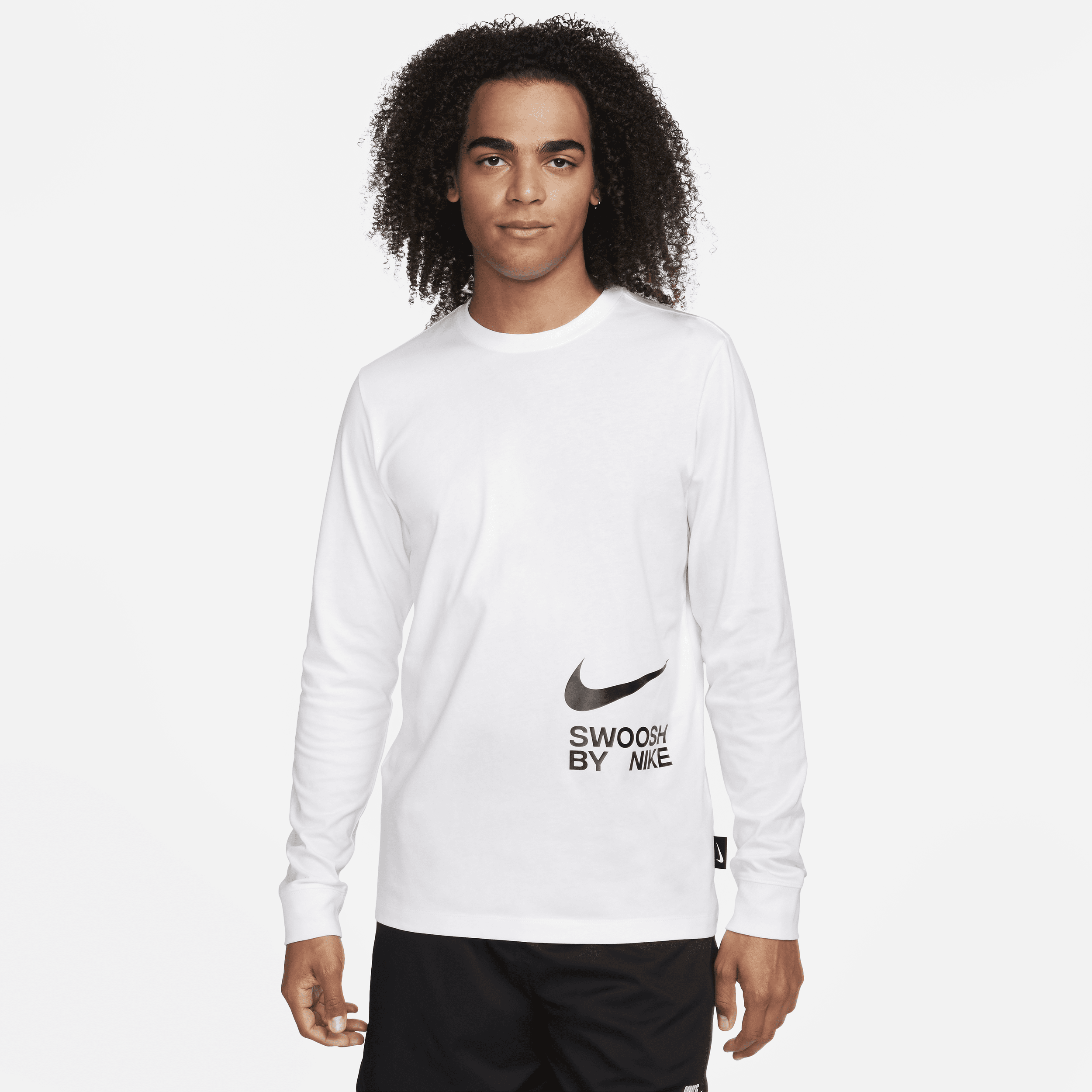 Nike Men's  Sportswear Long-sleeve T-shirt In White