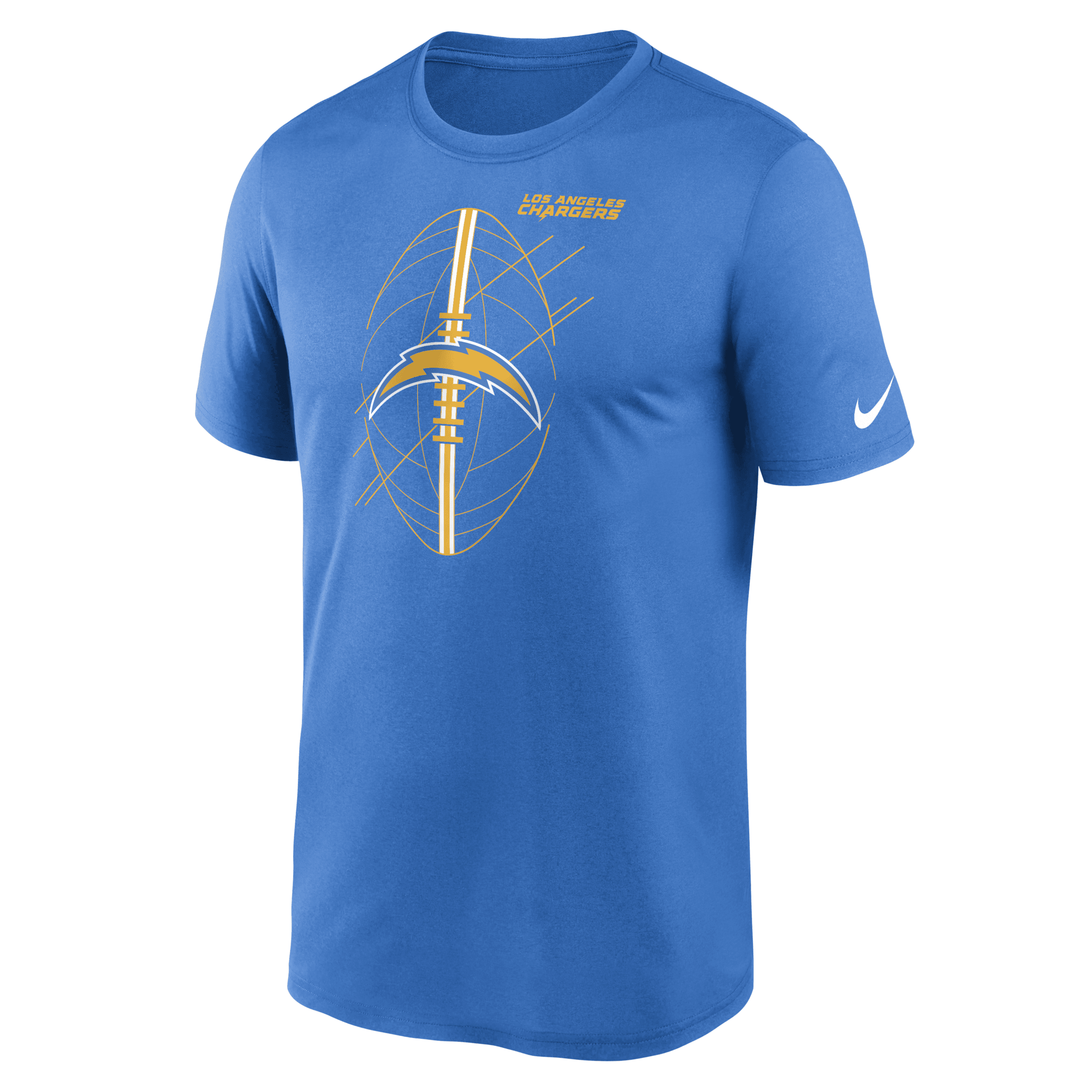 Shop Nike Men's Dri-fit Icon Legend (nfl Los Angeles Chargers) T-shirt In Blue