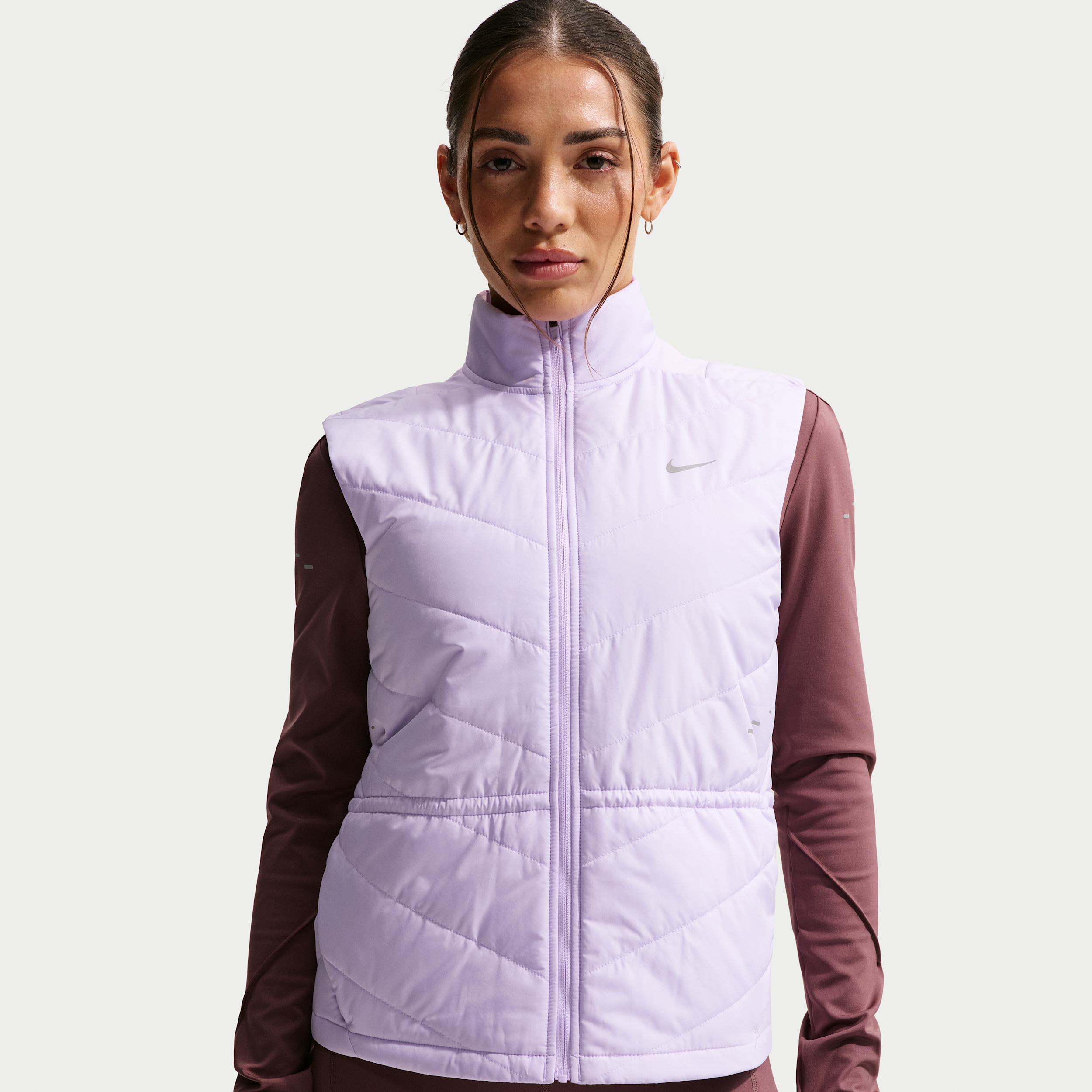 Nike Women's Swift Therma-FIT Running Vest in Purple | HV2655-511