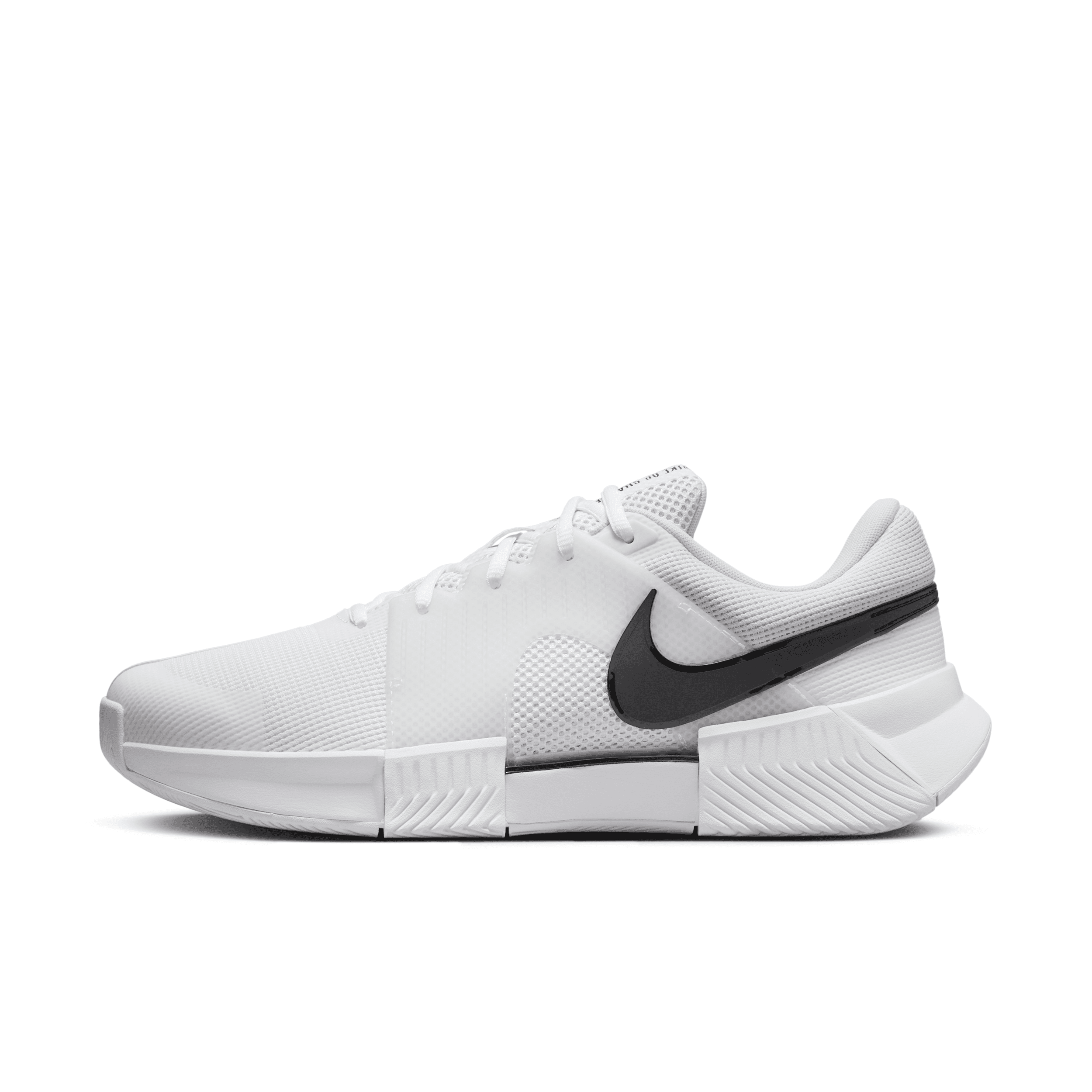 Nike Zoom Gp Challenge 1 Rubber-trimmed Mesh Tennis Sneakers In White