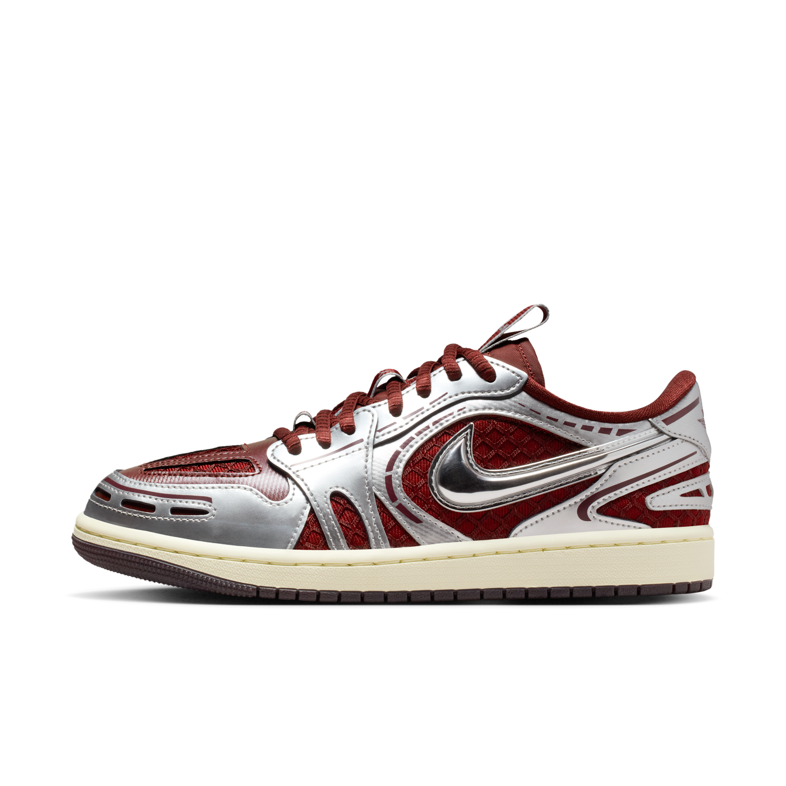 Women's Air Jordan 1 Low Method of Make Shoes in Red | HQ2186-600