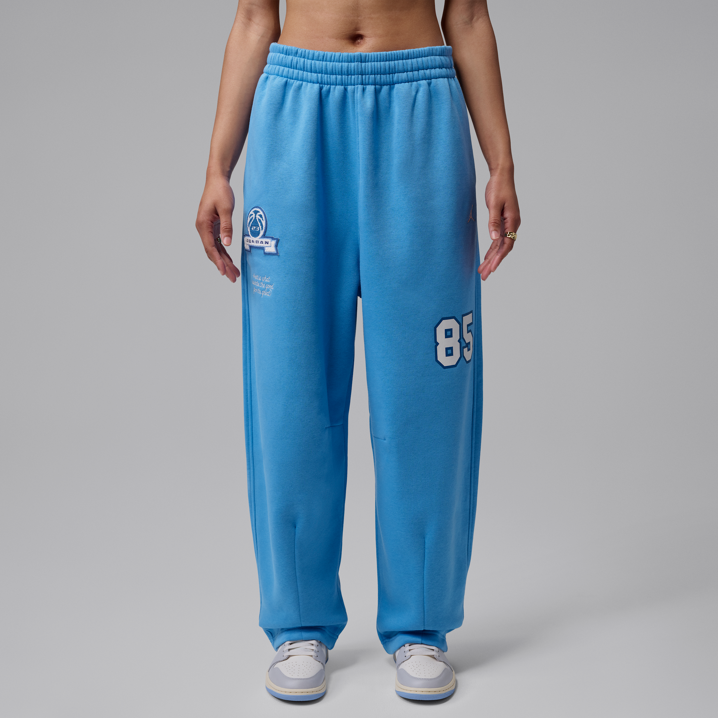 Women's Jordan Brooklyn Fleece Pants in Blue | IM6990-485