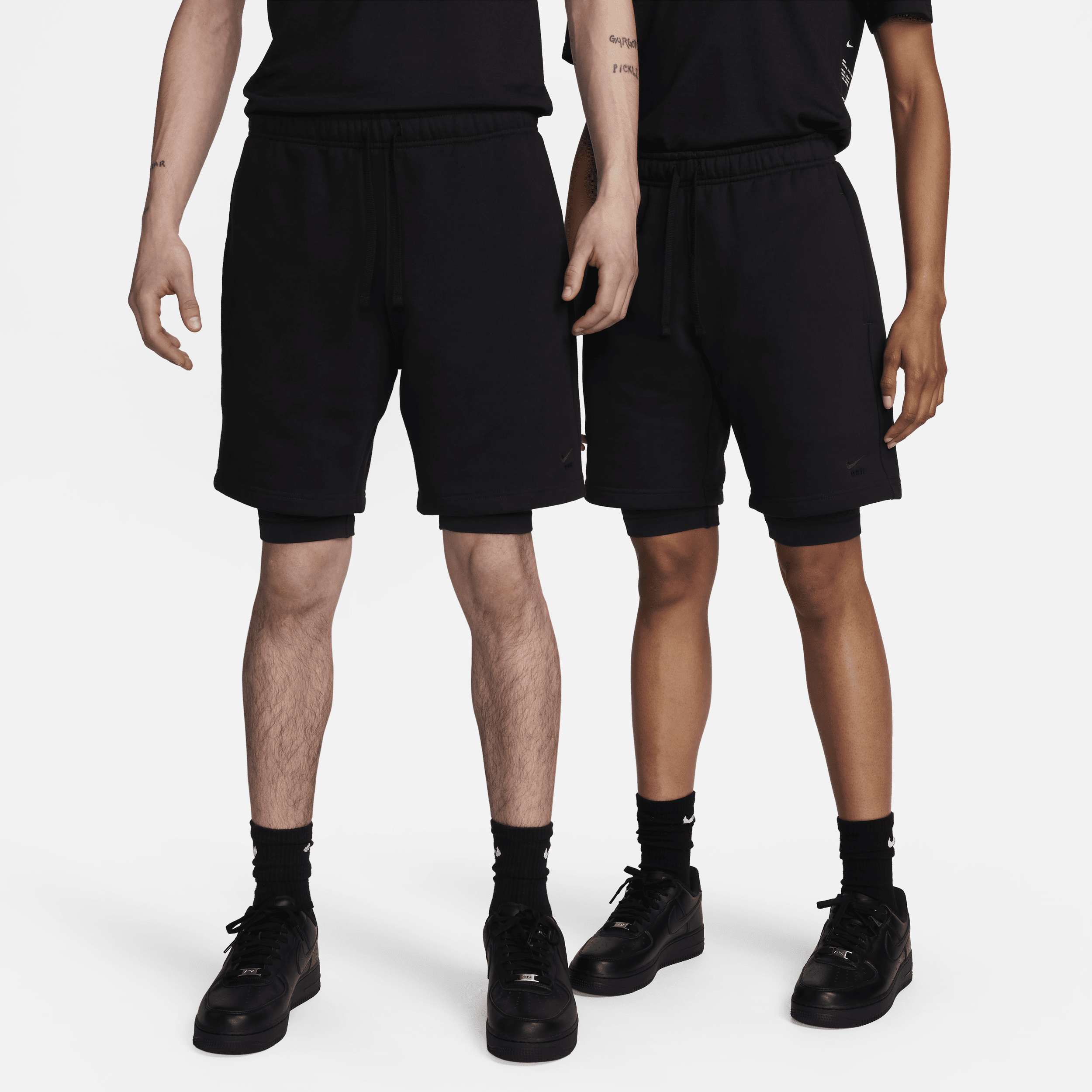 Nike Men's X Mmw 3-in-1 Shorts In Black