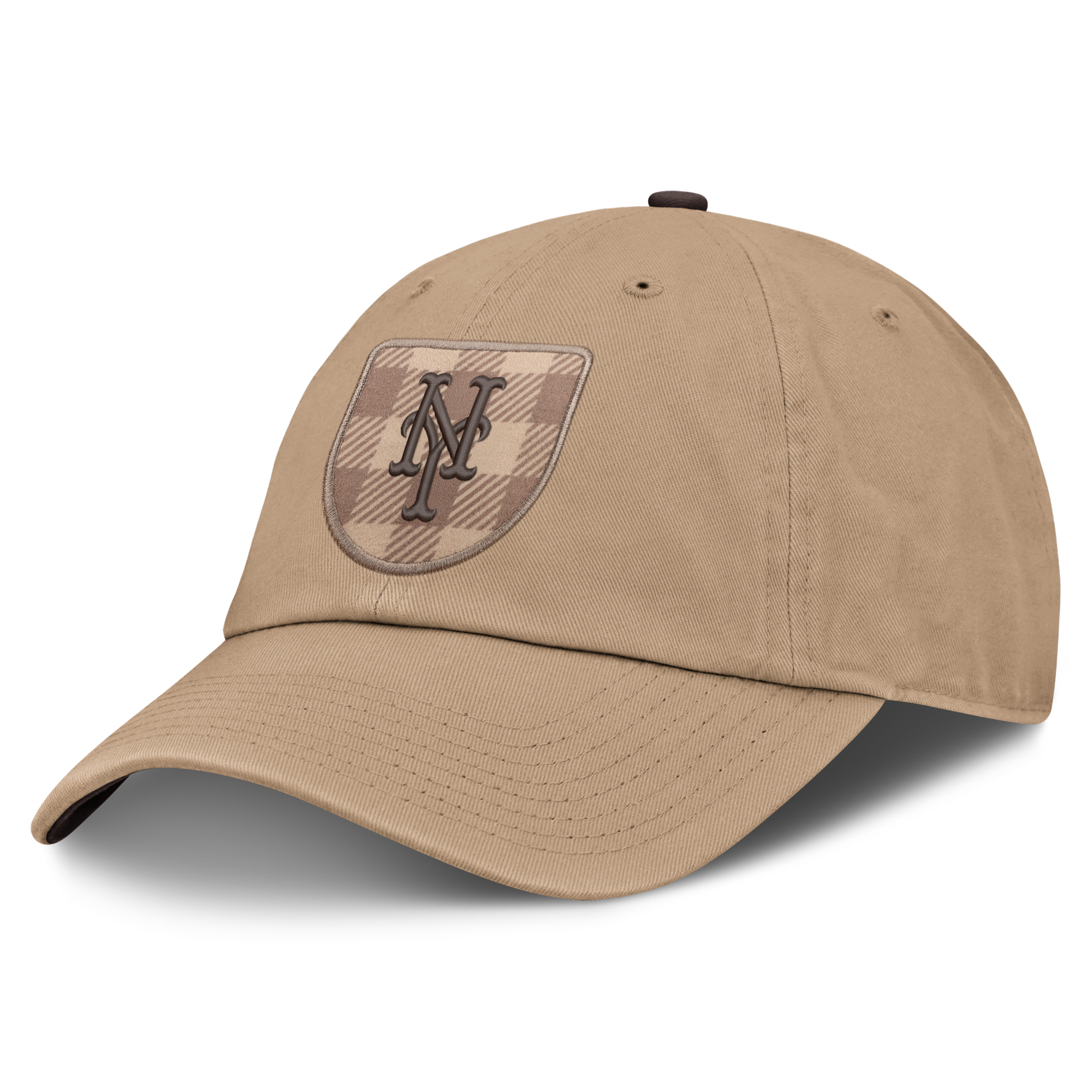 New York Mets Statement Nike Men's MLB Adjustable Hat in Brown | NB010JHTNME-NQB