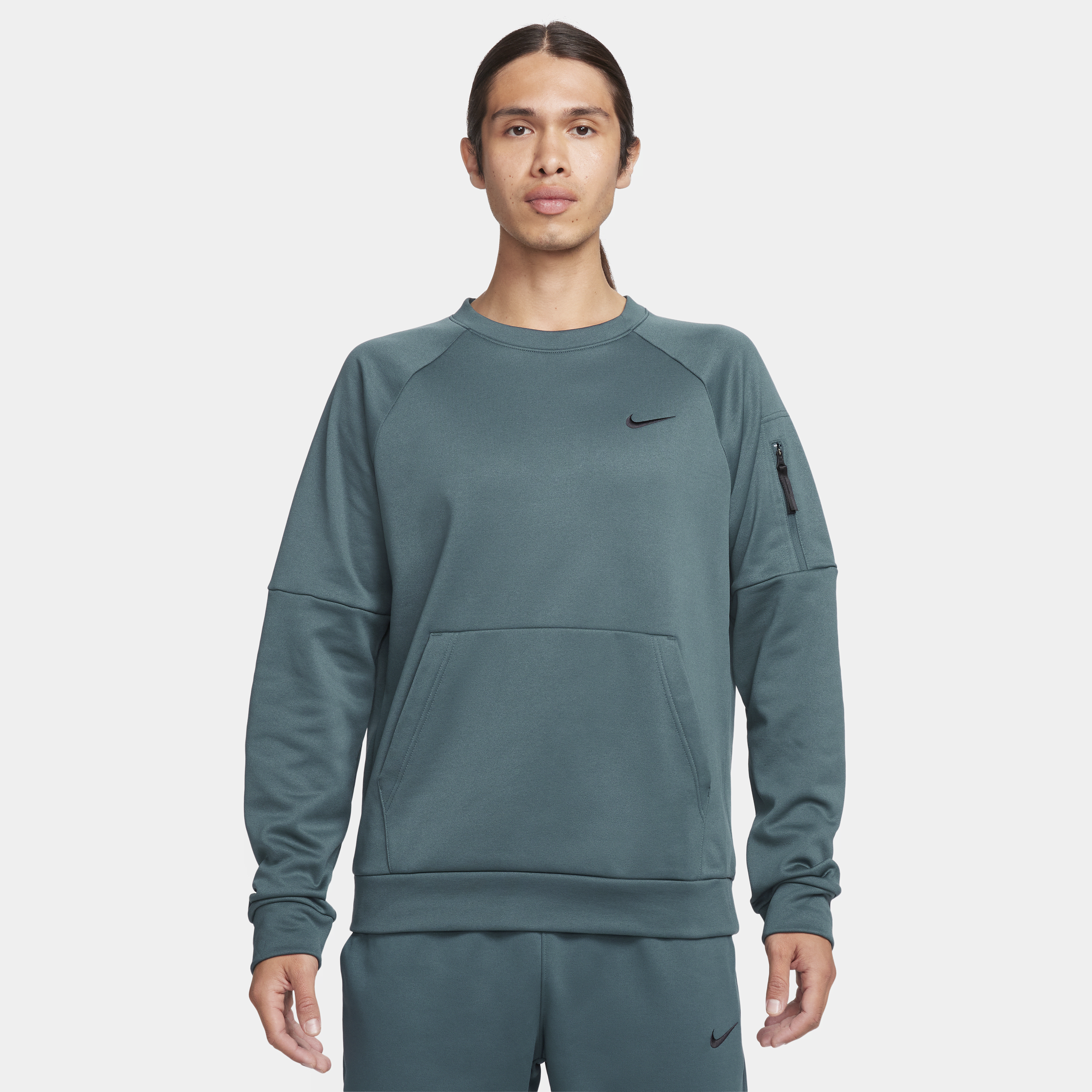 Nike Men's Therma-fit Fitness Crew In Green