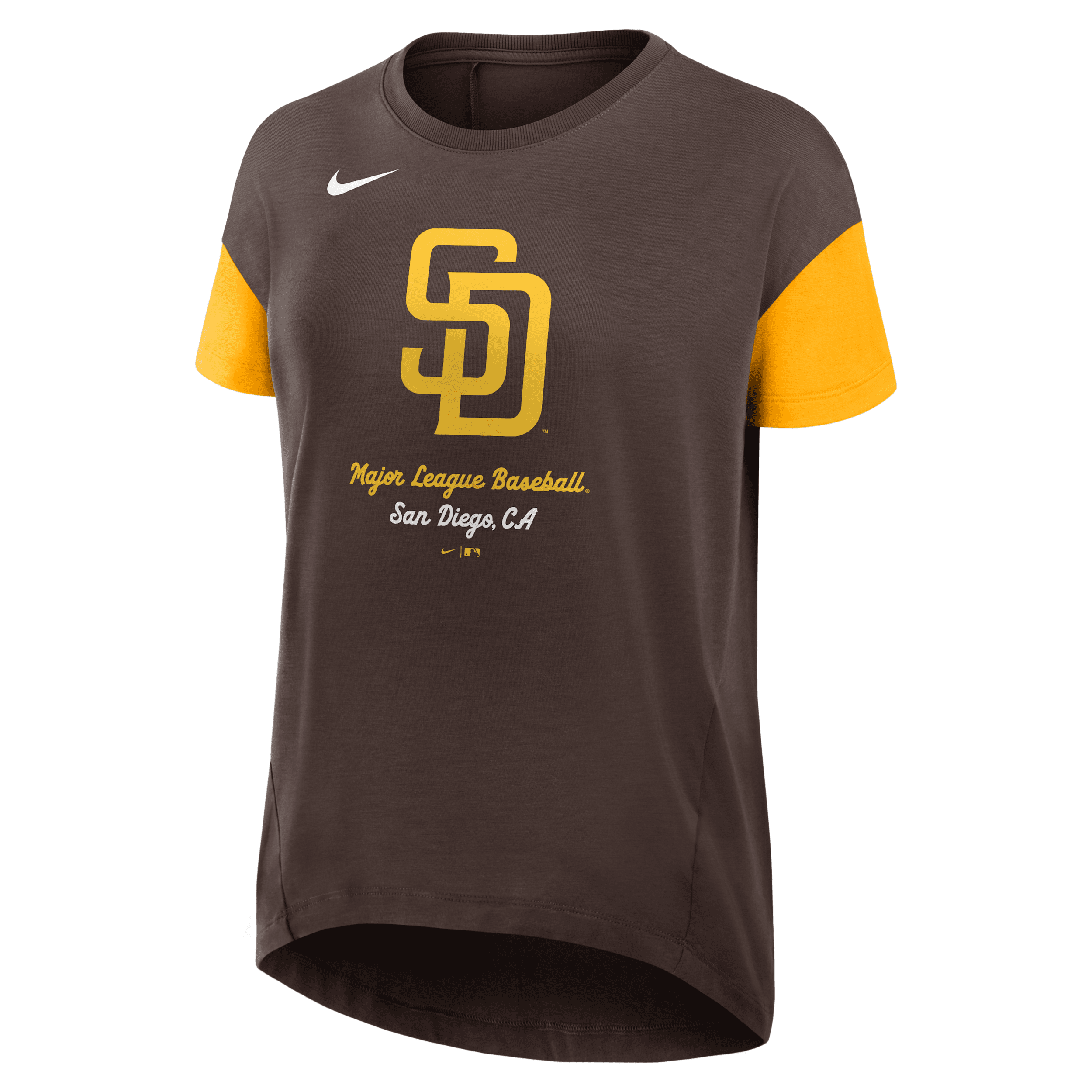 Nike Brown San Diego Padres Flowy T-shirt In Brown