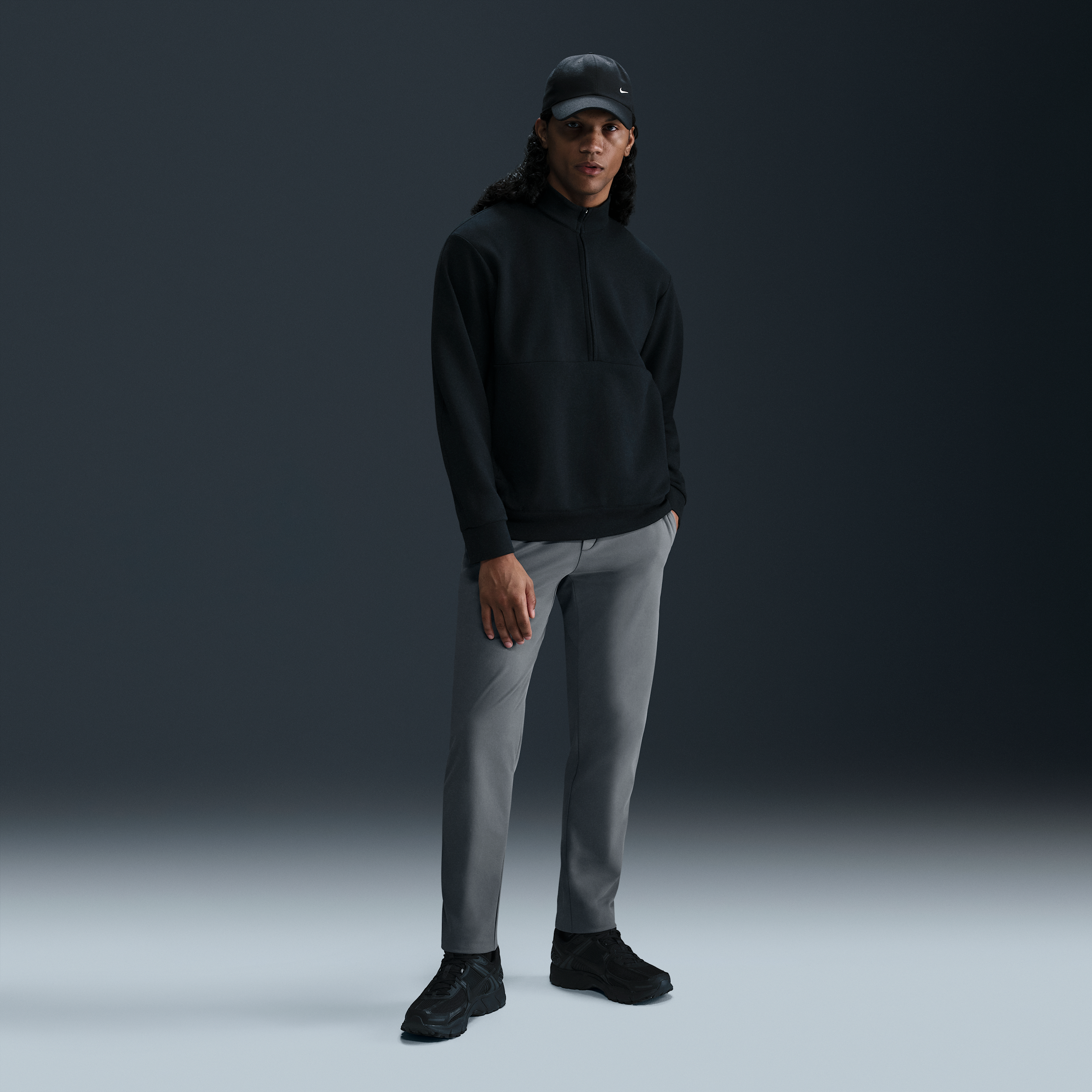 Nike Men's 24.7 PerfectStretch Dri-FIT Slim Chino Pants in Grey | HQ6918-084