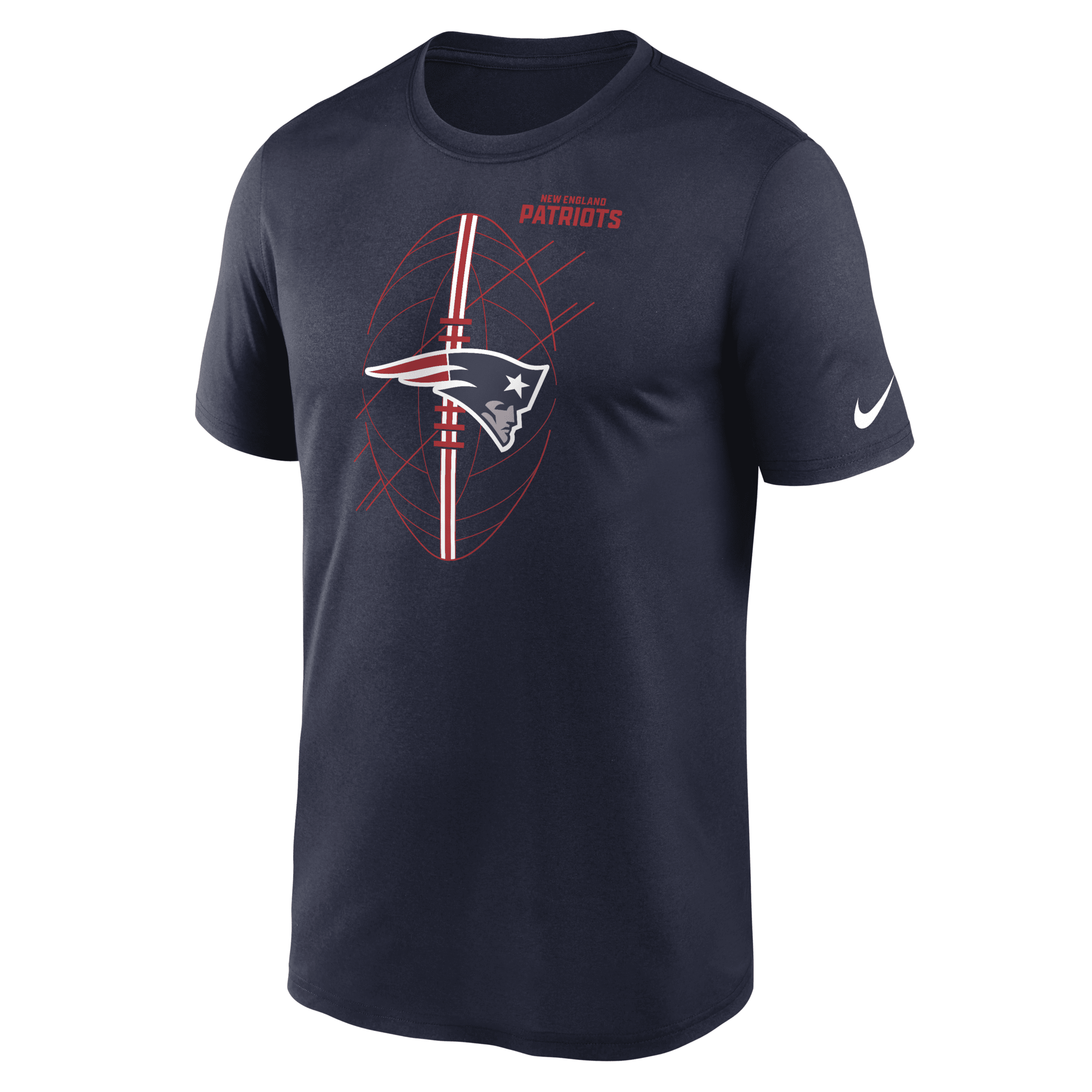 Shop Nike Men's Dri-fit Icon Legend (nfl New England Patriots) T-shirt In Blue