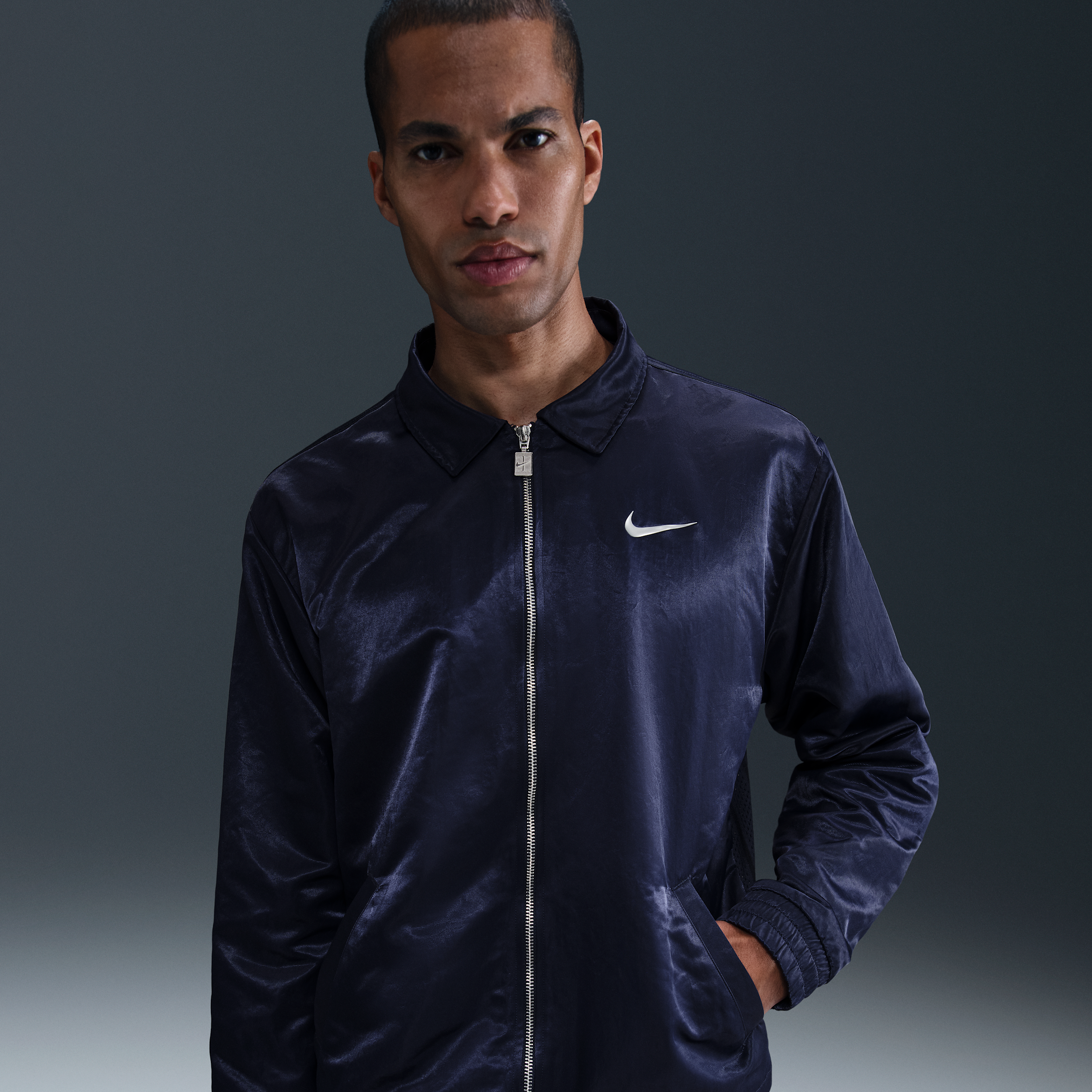Nike Men's Court Slam Jacket In Blue
