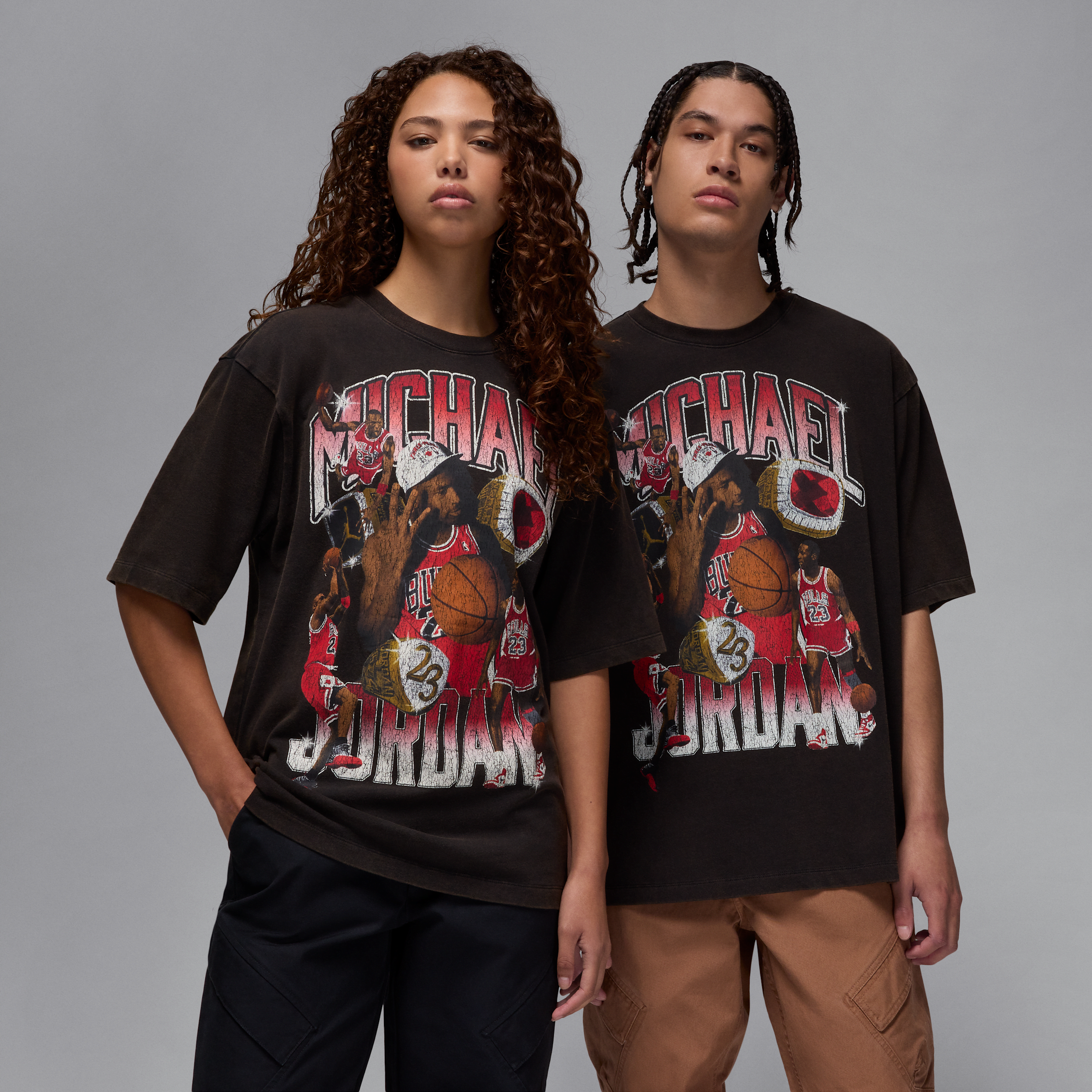 Shop Jordan Men's Flight Essentials Oversized T-shirt In Black
