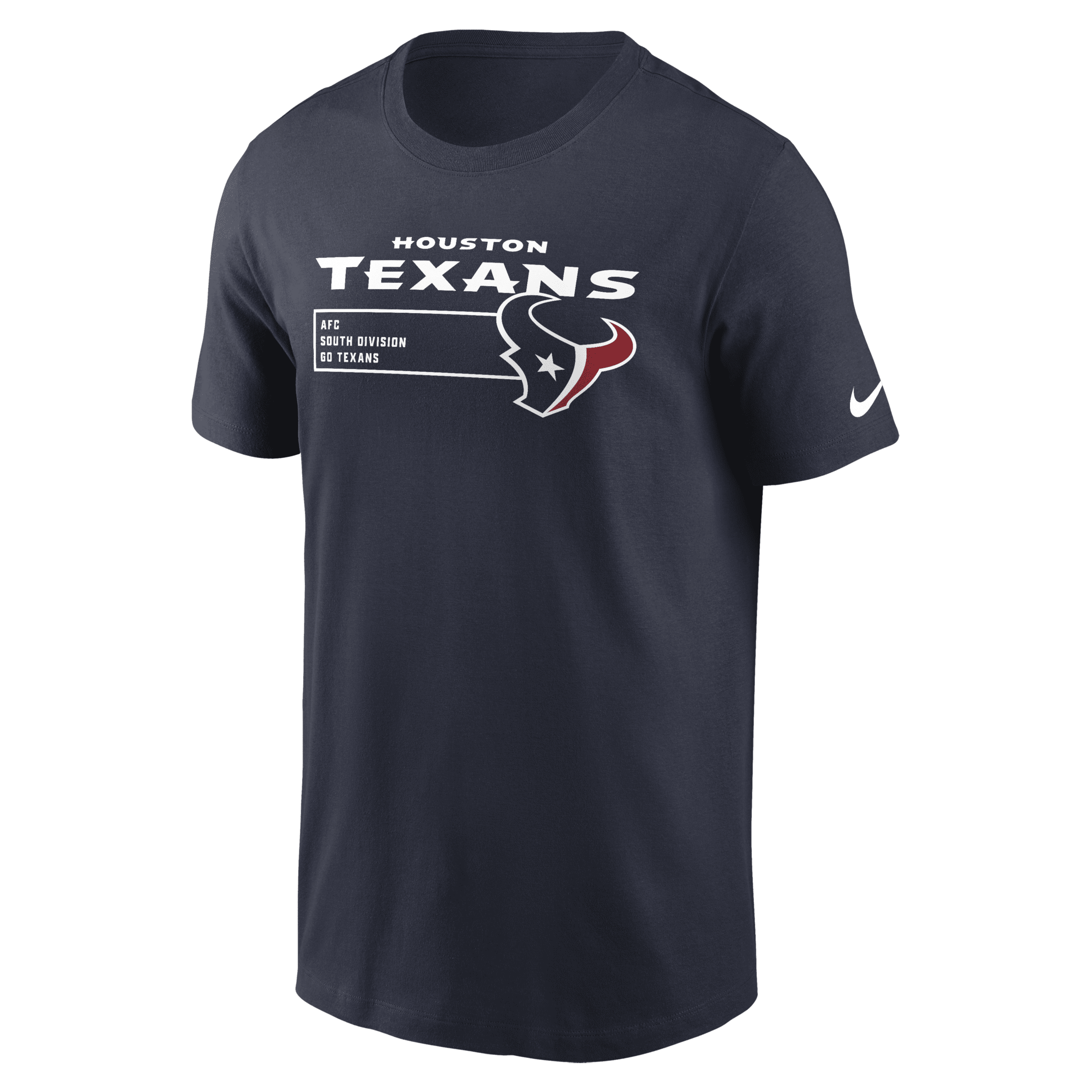 Shop Nike Houston Texans Division Essential  Men's Nfl T-shirt In Blue