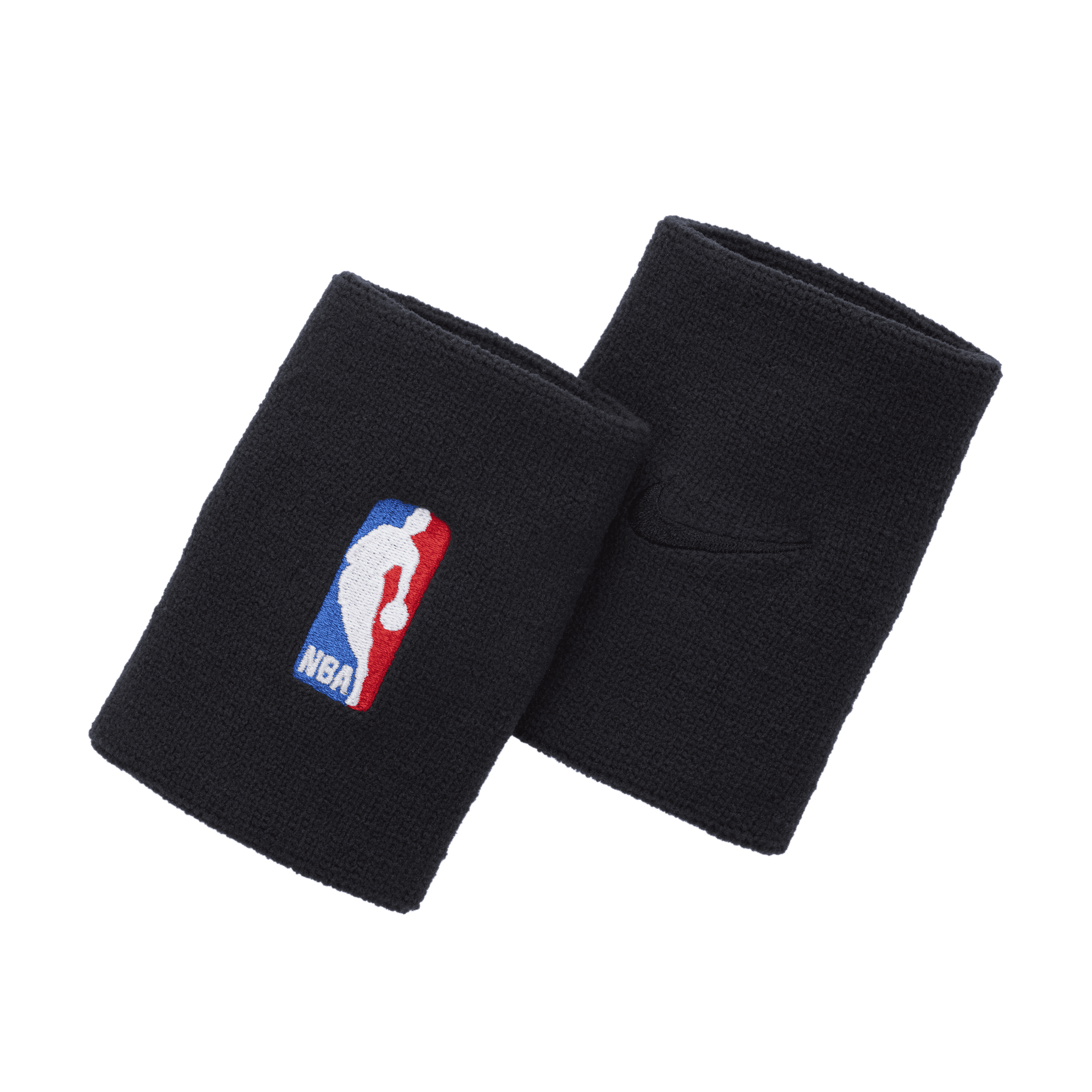 Nike Nba  Unisex Dri-fit Basketball Wristbands (1 Pair) In Black
