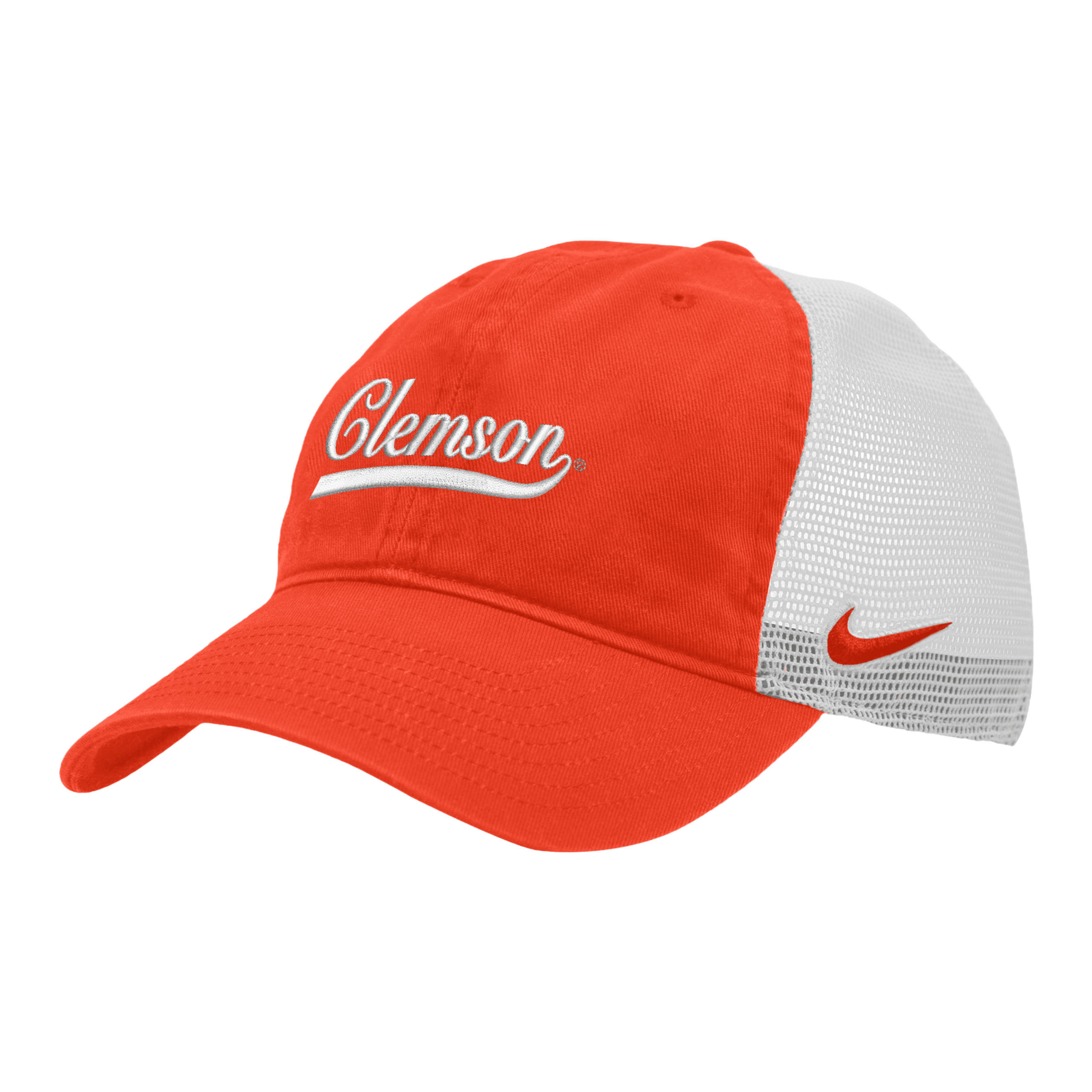 Nike Clemson Heritage86  Unisex College Trucker Hat In Orange