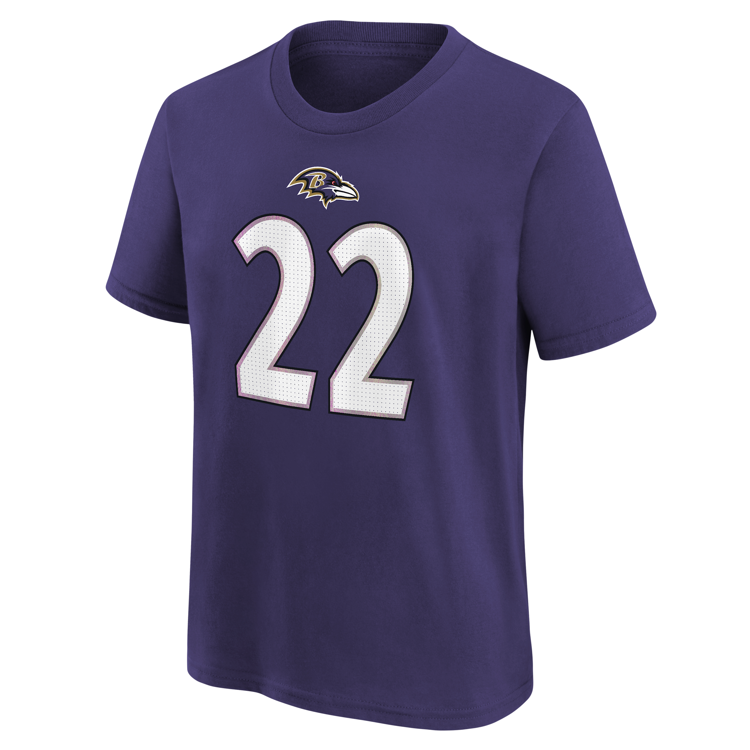 Nike Big Boys and Girls Derrick Henry Purple Baltimore Ravens Player Name Number T-Shirt - Purple