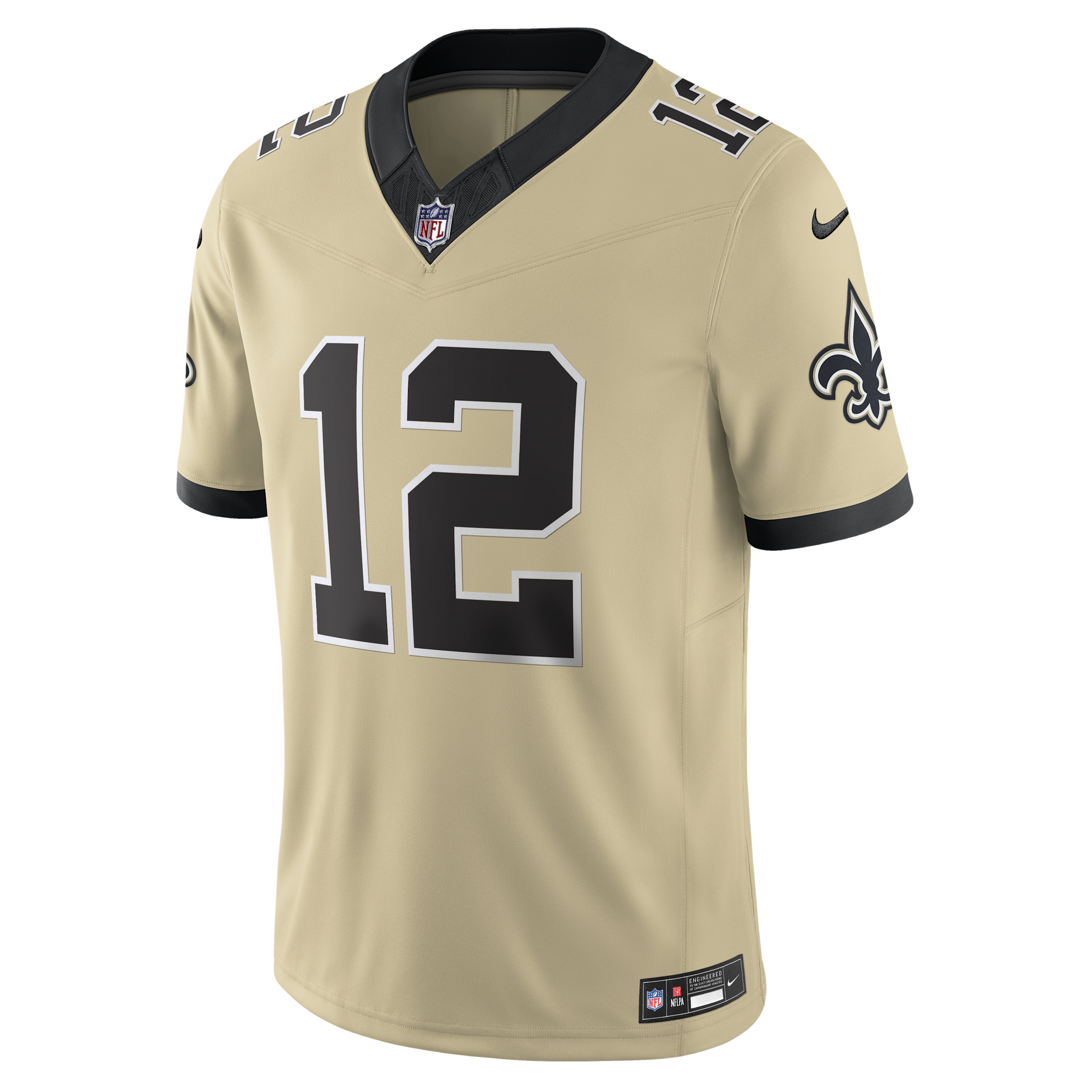Nike Men's Chris Olave Gold New Orleans Saints Gameday Golds Alternate Vapor F.u.s.e. Limited Jersey - Gold
