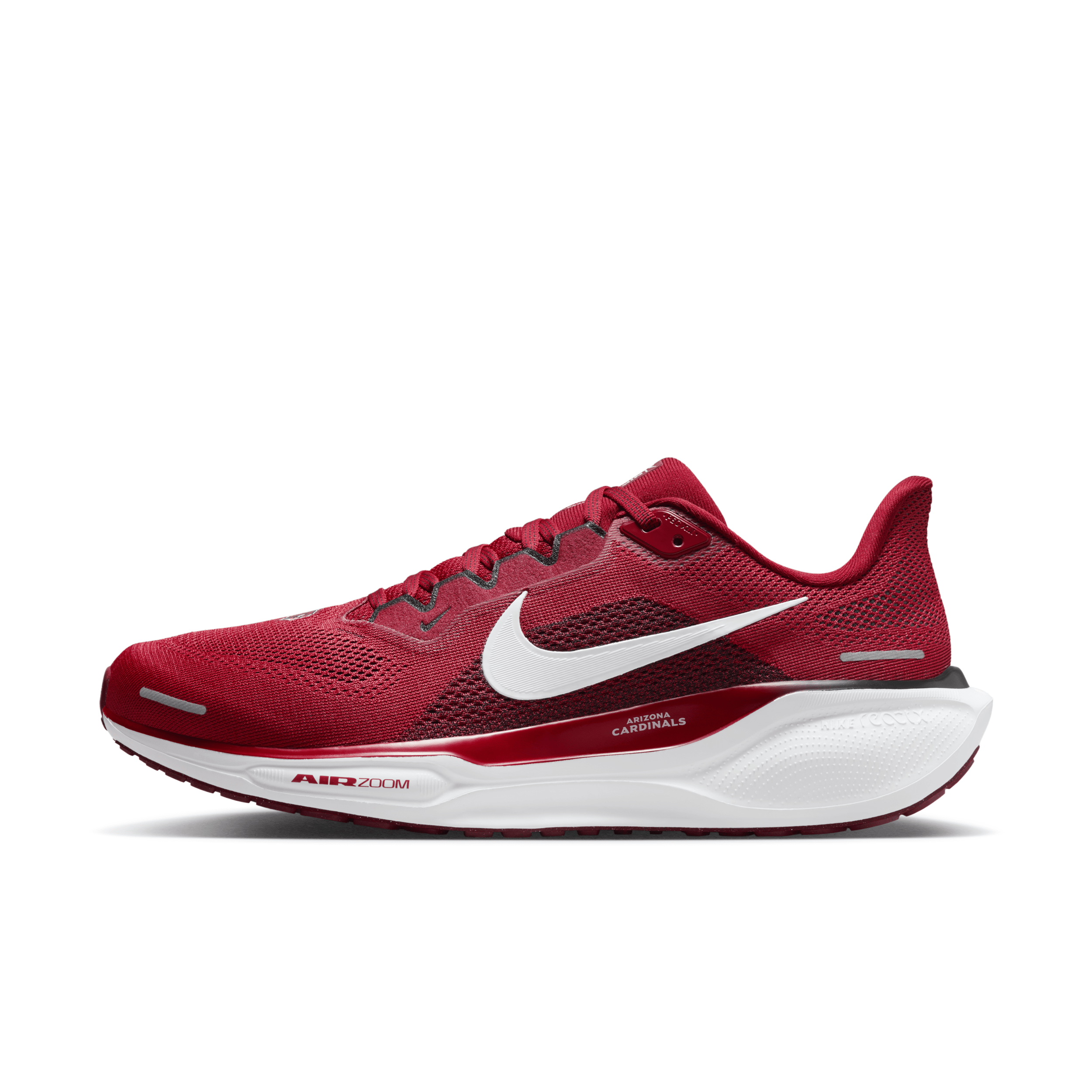 NIKE MEN'S PEGASUS 41 NFL ARIZONA CARDINALS ROAD RUNNING SHOES 1015598990