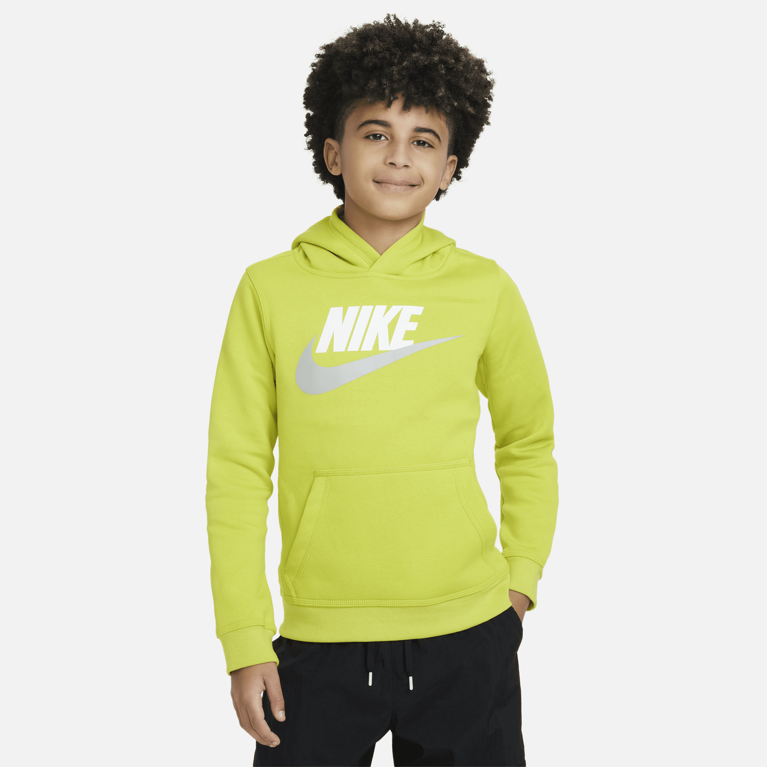 Nike Sportswear Club Fleece Big Kids' Graphic Pullover Hoodie