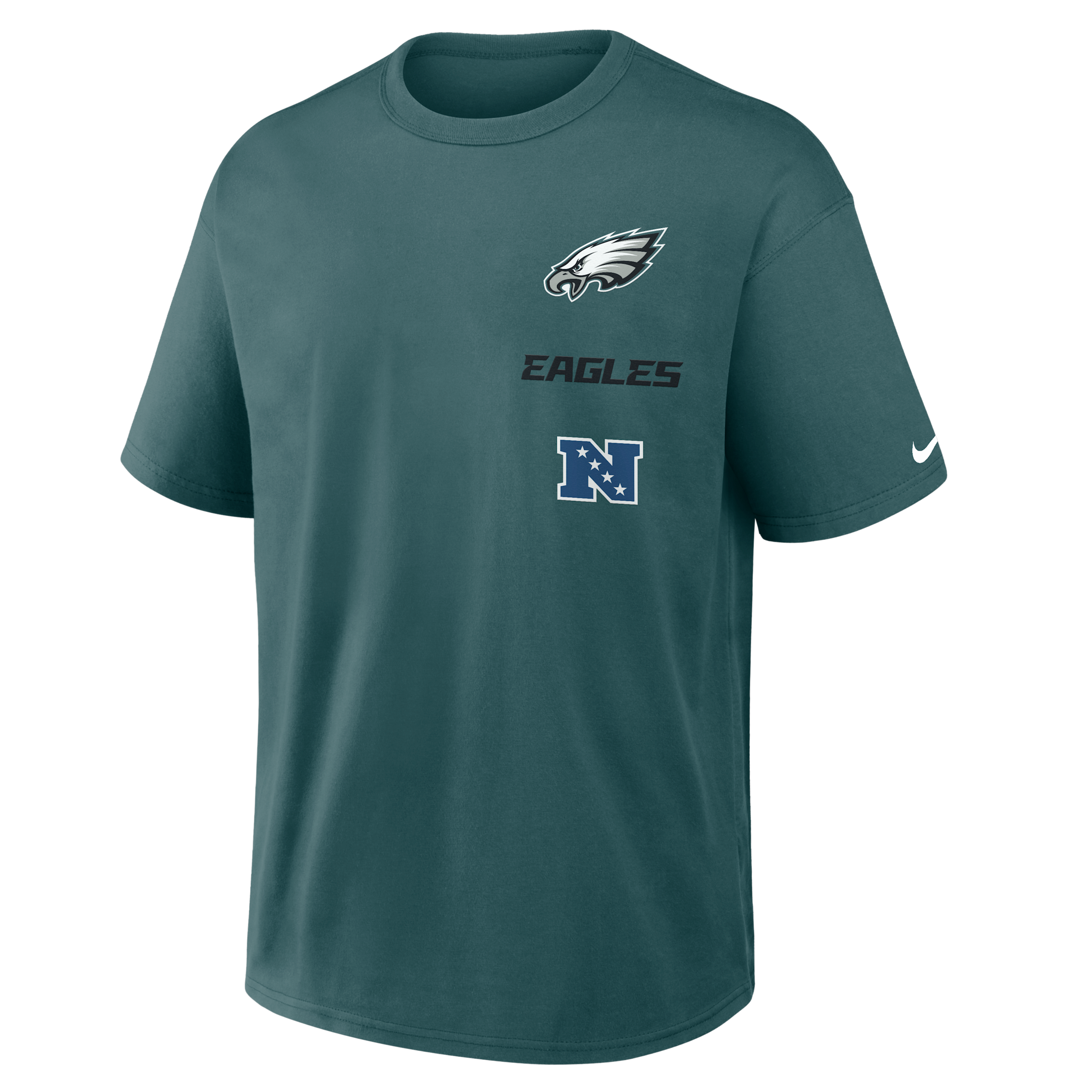 Nike Men's Midnight Green Philadelphia Eagles The Forward Heavyweight Max90 T-Shirt - Midnight Green