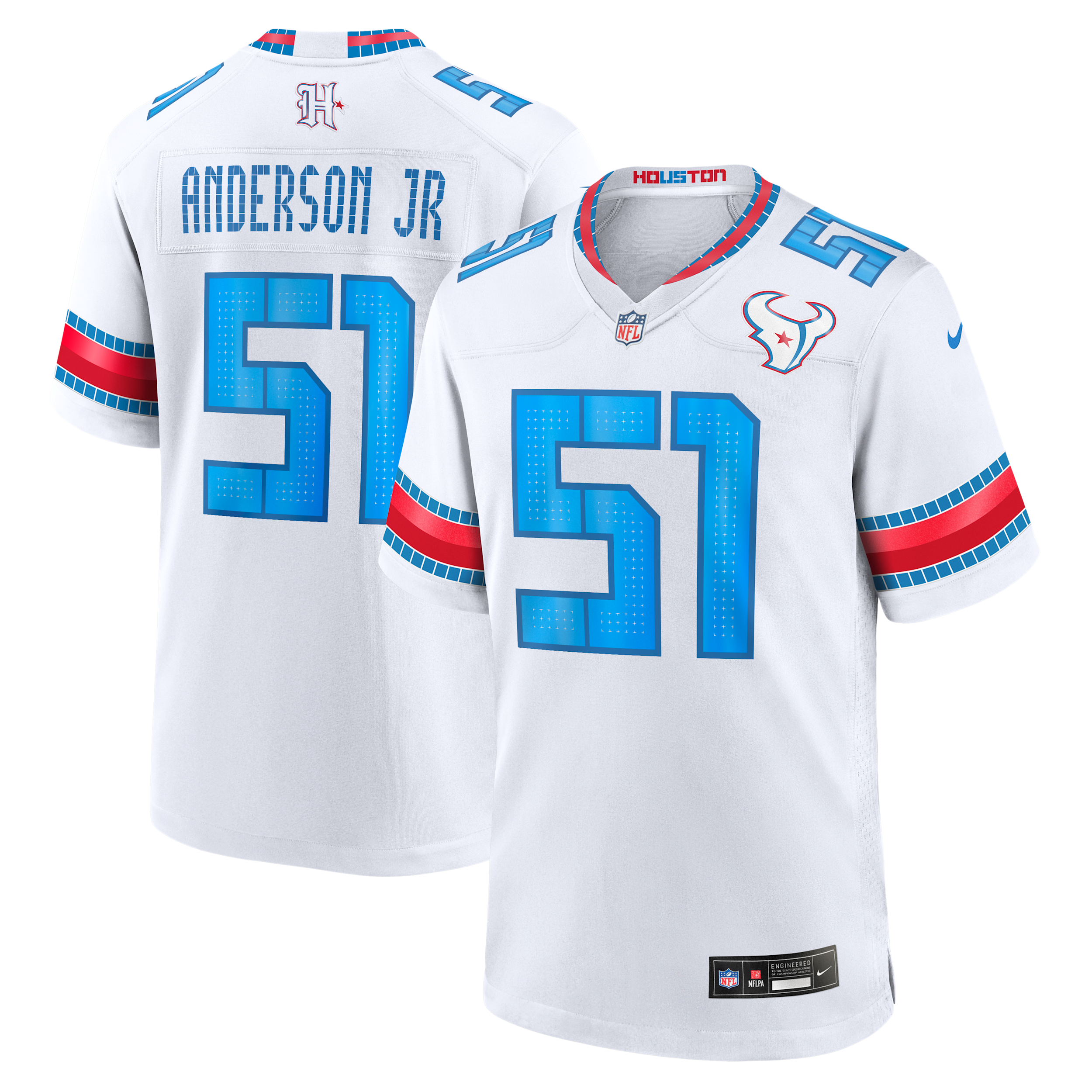 Will Anderson Jr. Houston Texans Rivalries Collection Nike Men's NFL Game Jersey in White | 67NM0JFP9HF-RAC
