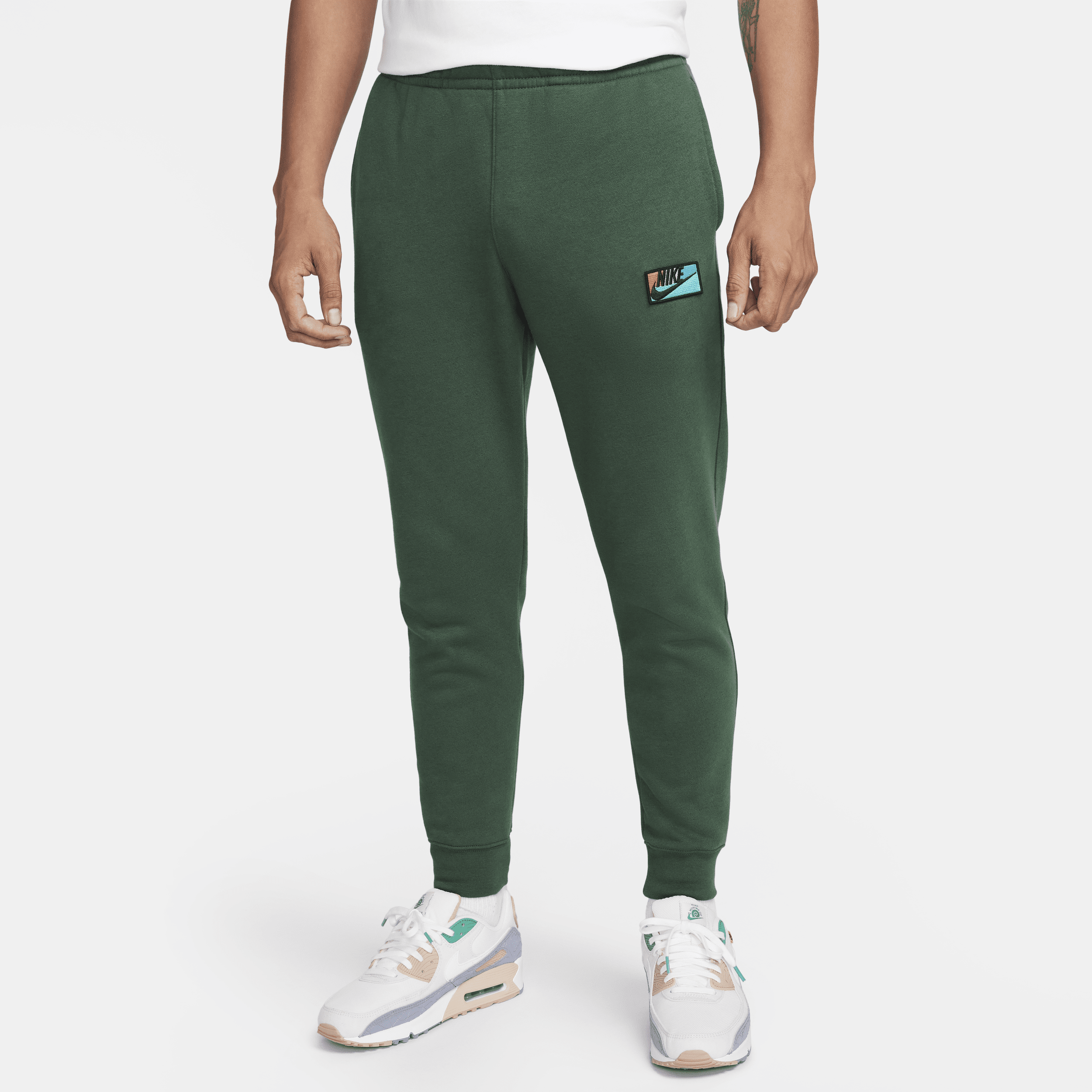 Nike Men's Club Fleece Fleece Pants In Green