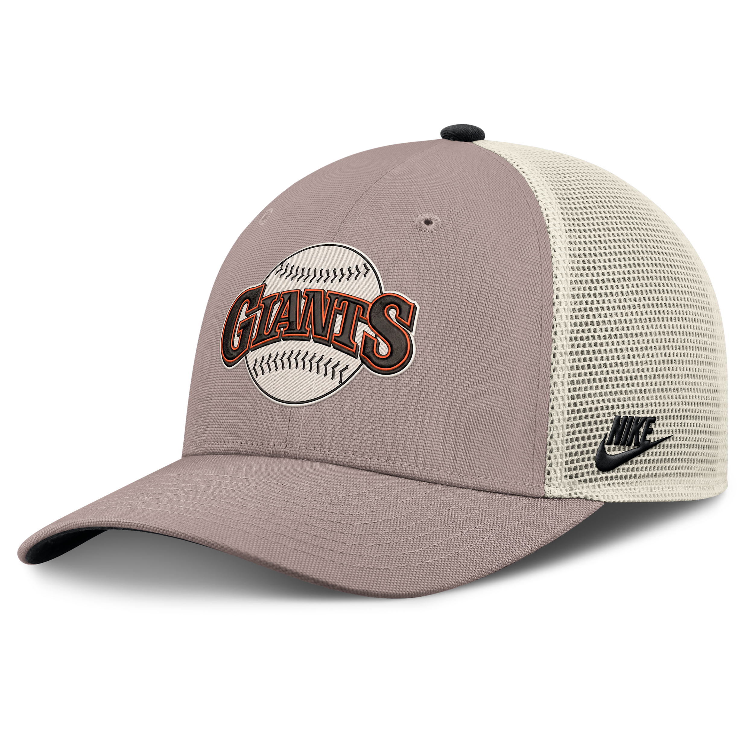 San Francisco Giants Cooperstown Rise Nike Men's MLB Adjustable Trucker Hat in Brown | NB1L0M6KG83-L4S