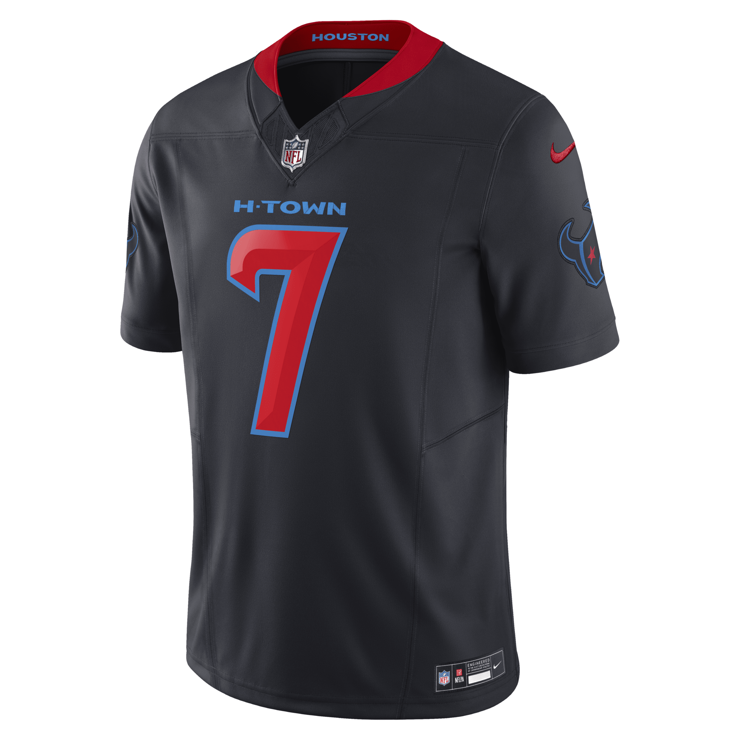 Nike C.j. Stroud Houston Texans  Men's Dri-fit Nfl Limited Football Jersey In Blue