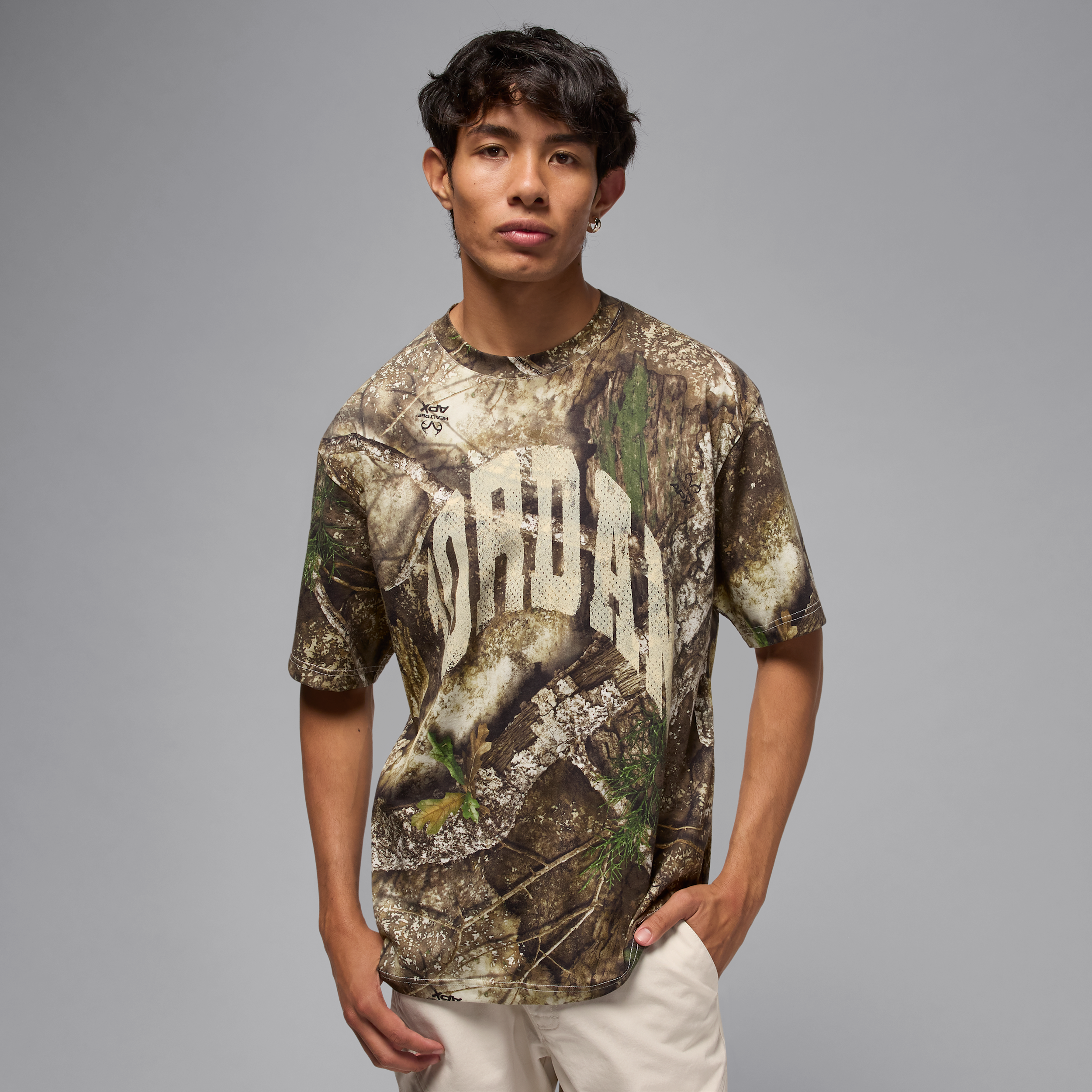 Jordan Men's  Brooklyn Realtree T-shirt In White