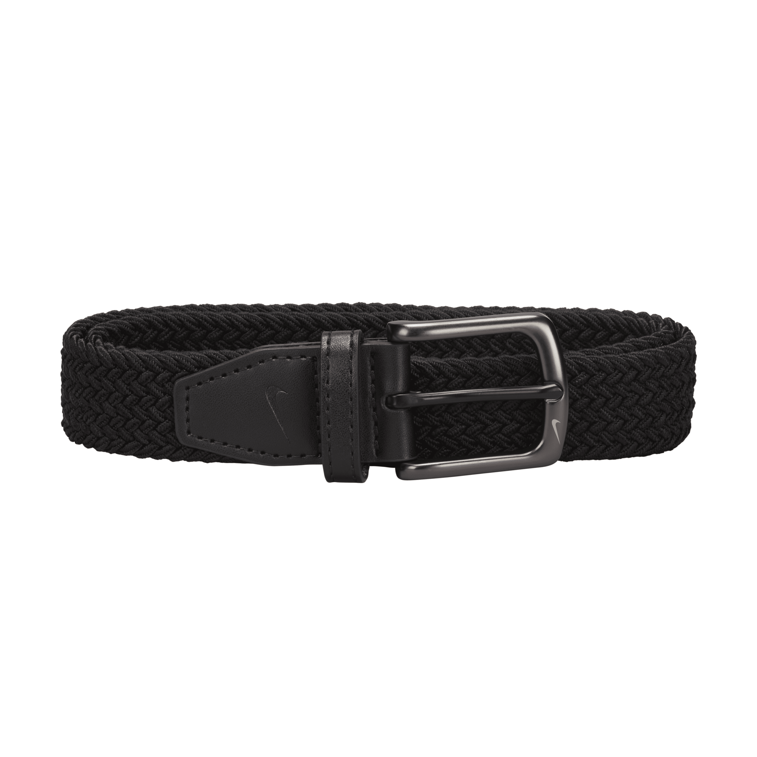 Nike Little & Big Kid Boys Stretch Fabric Belt, Medium, Black