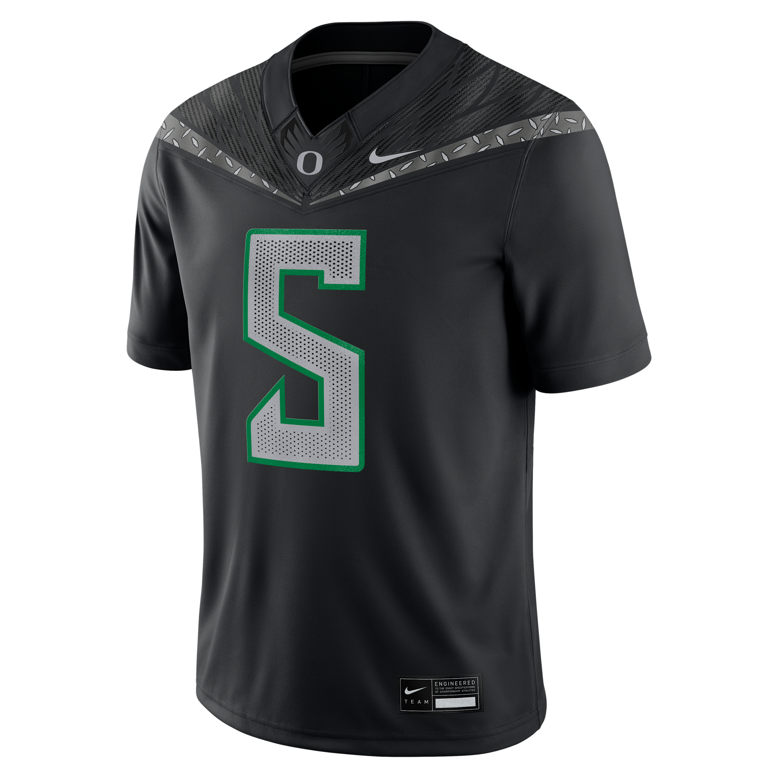Dante Moore Oregon Menâs Nike Men's Dri-FIT College NIL Game Jersey in Black | NC2F08WDUON-WK9