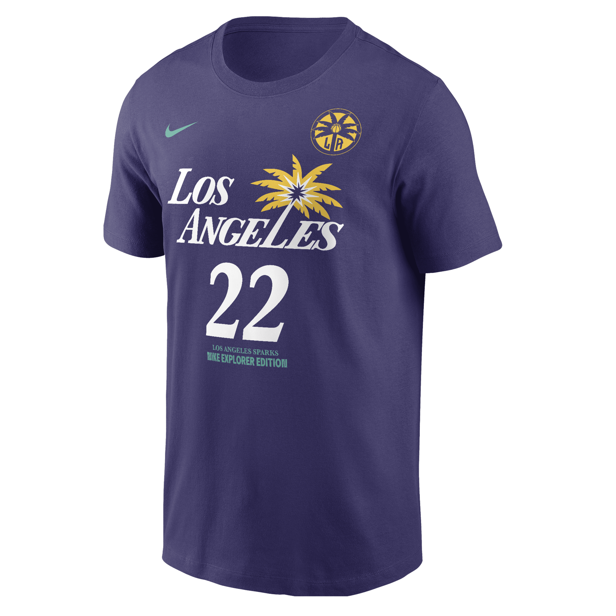 Nike Cameron Brink Los Angeles Sparks Explorer Edition  Men's Wnba T-shirt In Blue