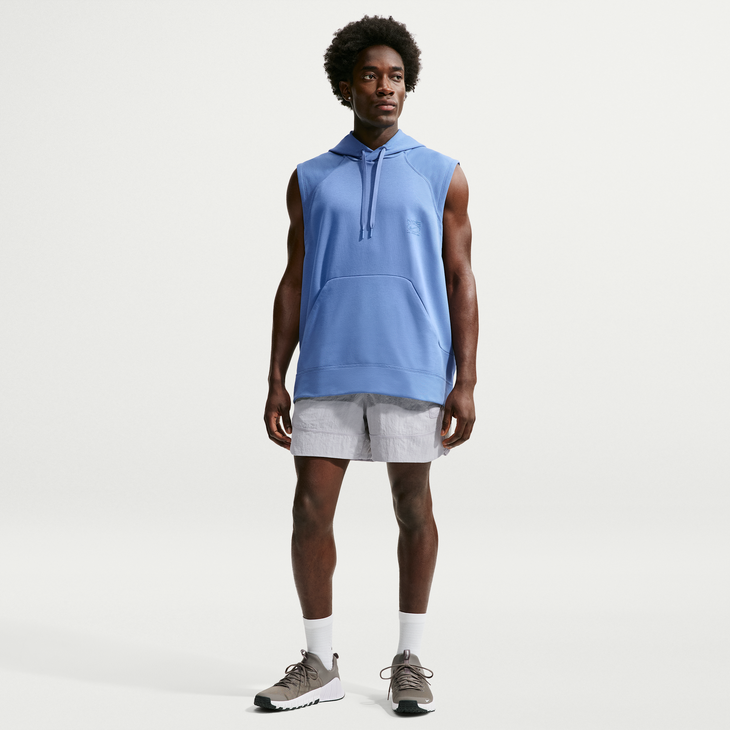 Nike Men's NAC Dri-FIT Woven 5'' Versatile Shorts, Medium, Lt Smoke Grey