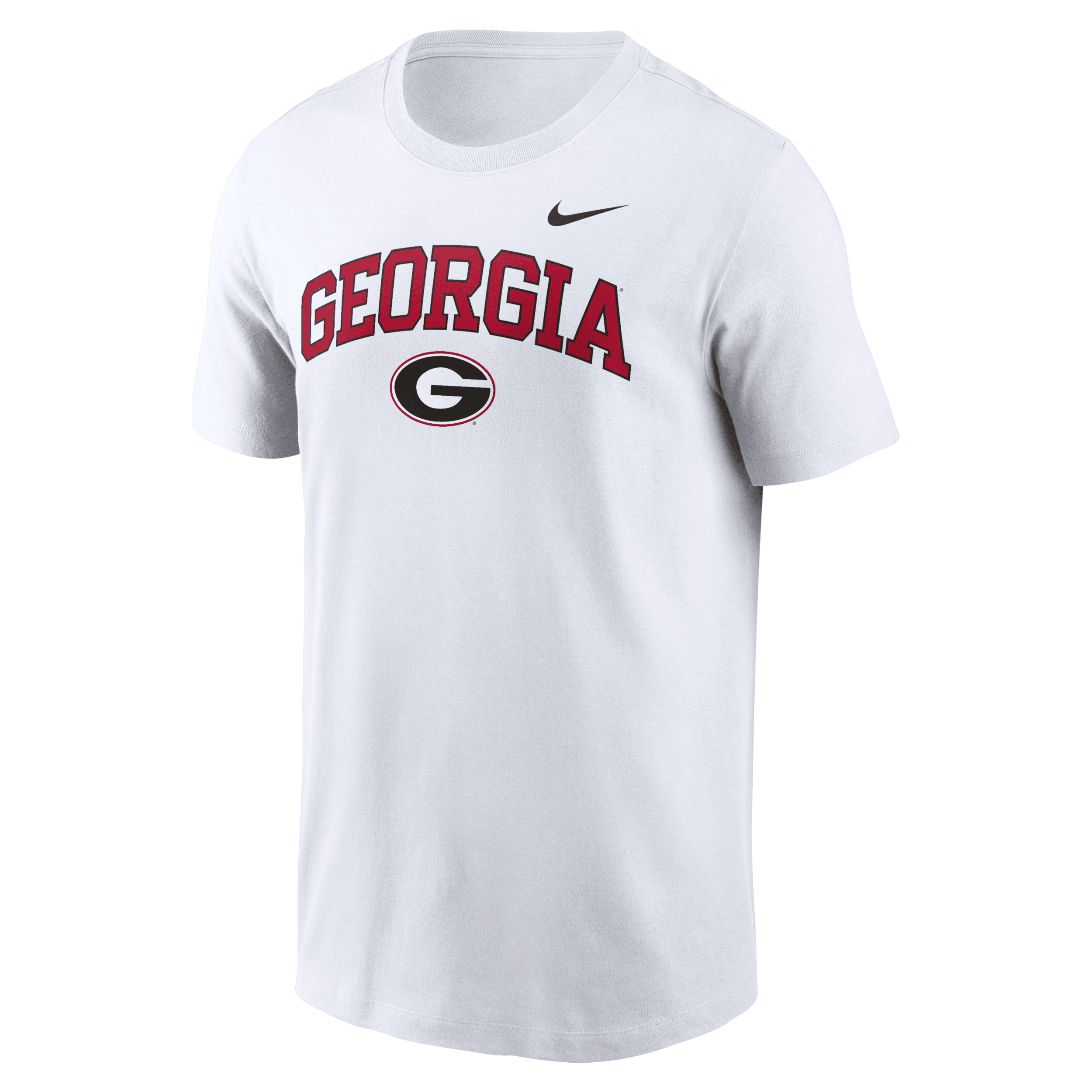 Nike Georgia Bulldogs Blitz  Men's College T-shirt In White