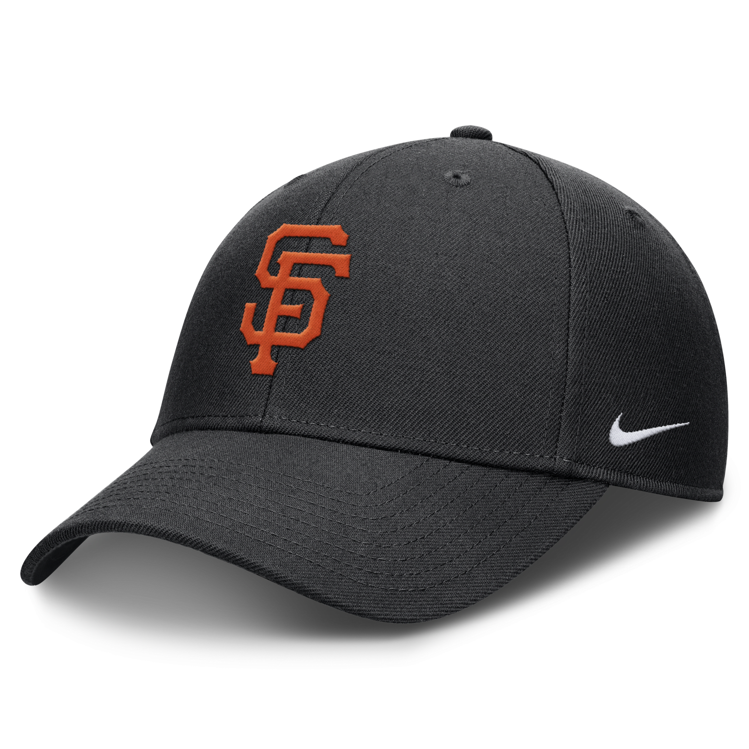 Nike San Francisco Giants Evergreen Club  Men's Dri-fit Mlb Adjustable Hat In Black