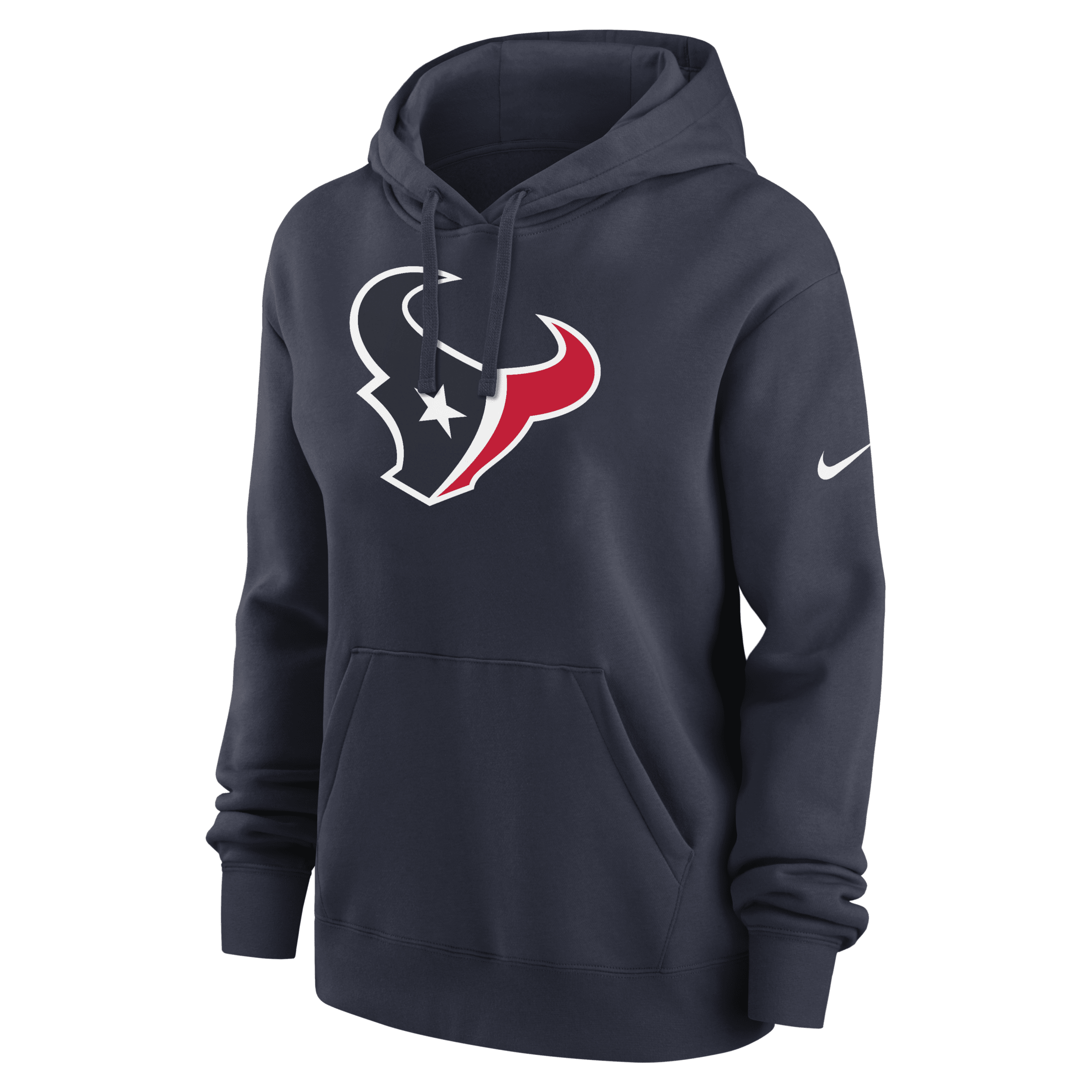 Nike Houston Texans Club Women's Nfl Pullover Hoodie In Blue