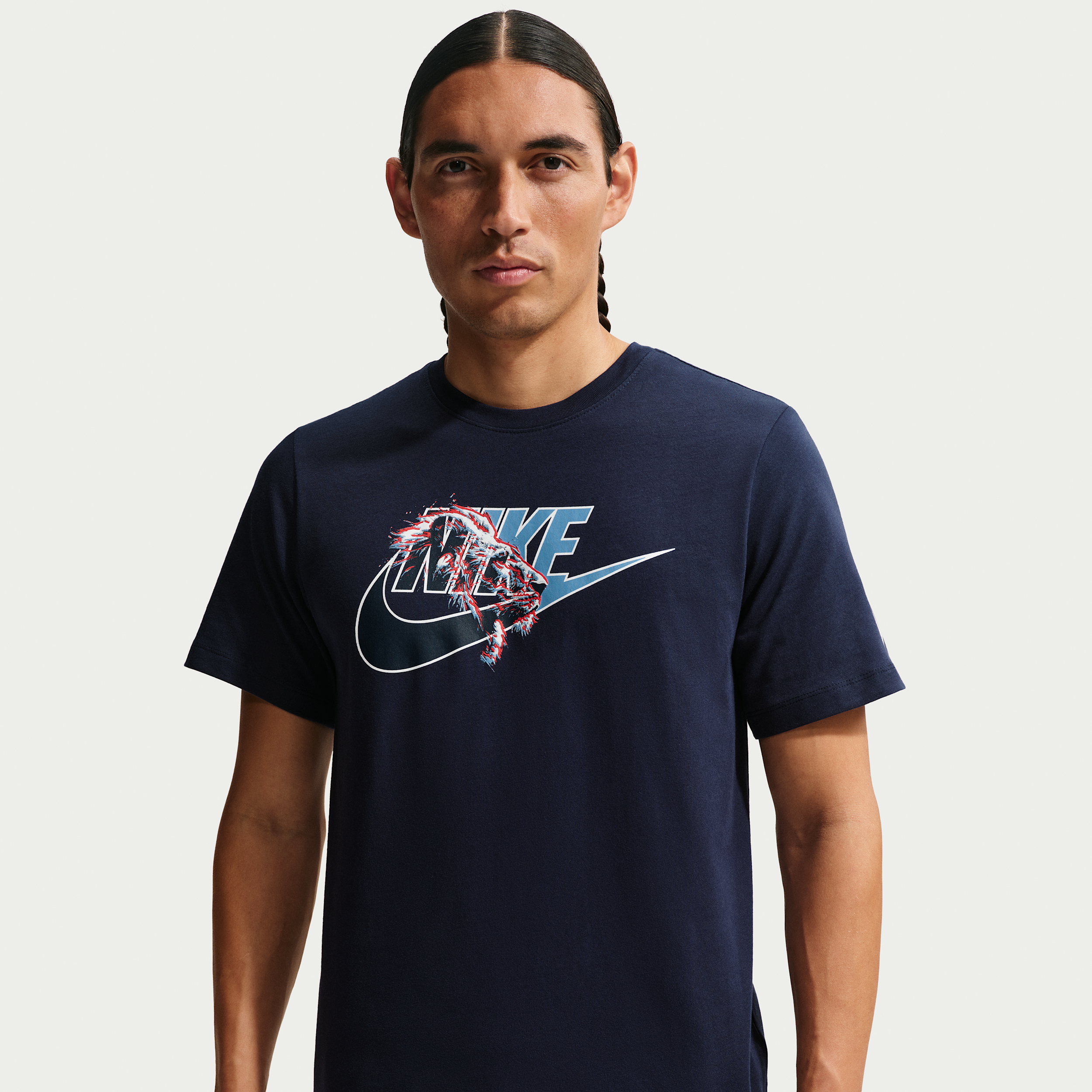 Nike Men's Navy England National Team Futura T-Shirt - Navy