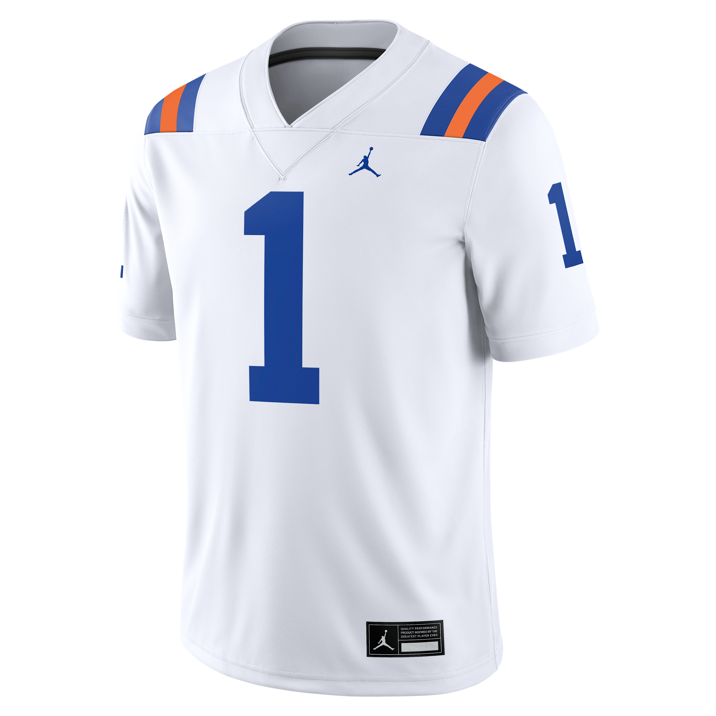Men's Florida Jordan Brand Dri-FIT College Game Jersey in White | JC2F0IRSUFN-U8J