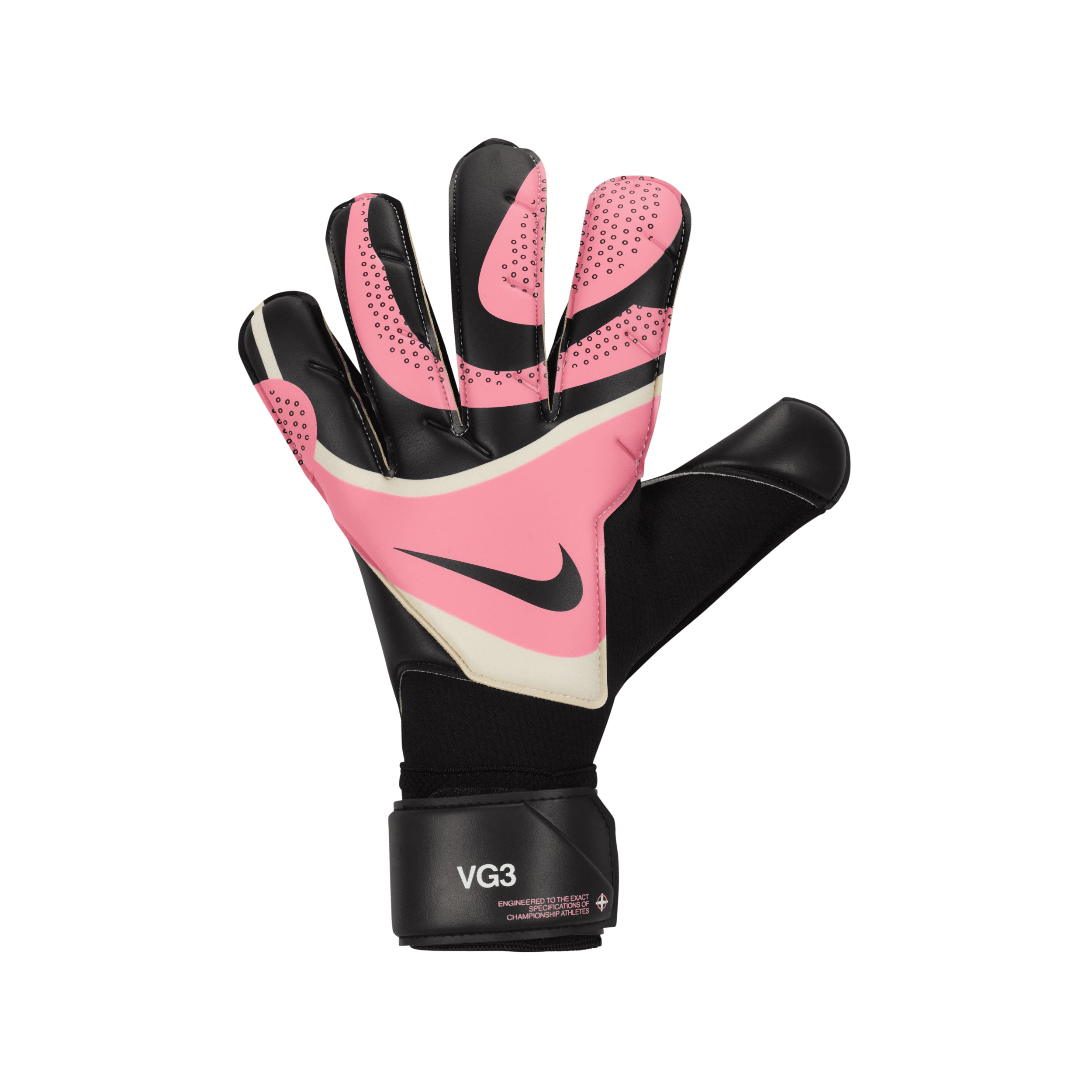 Shop Nike Unisex Vapor Grip3 Goalkeeper Gloves In Black