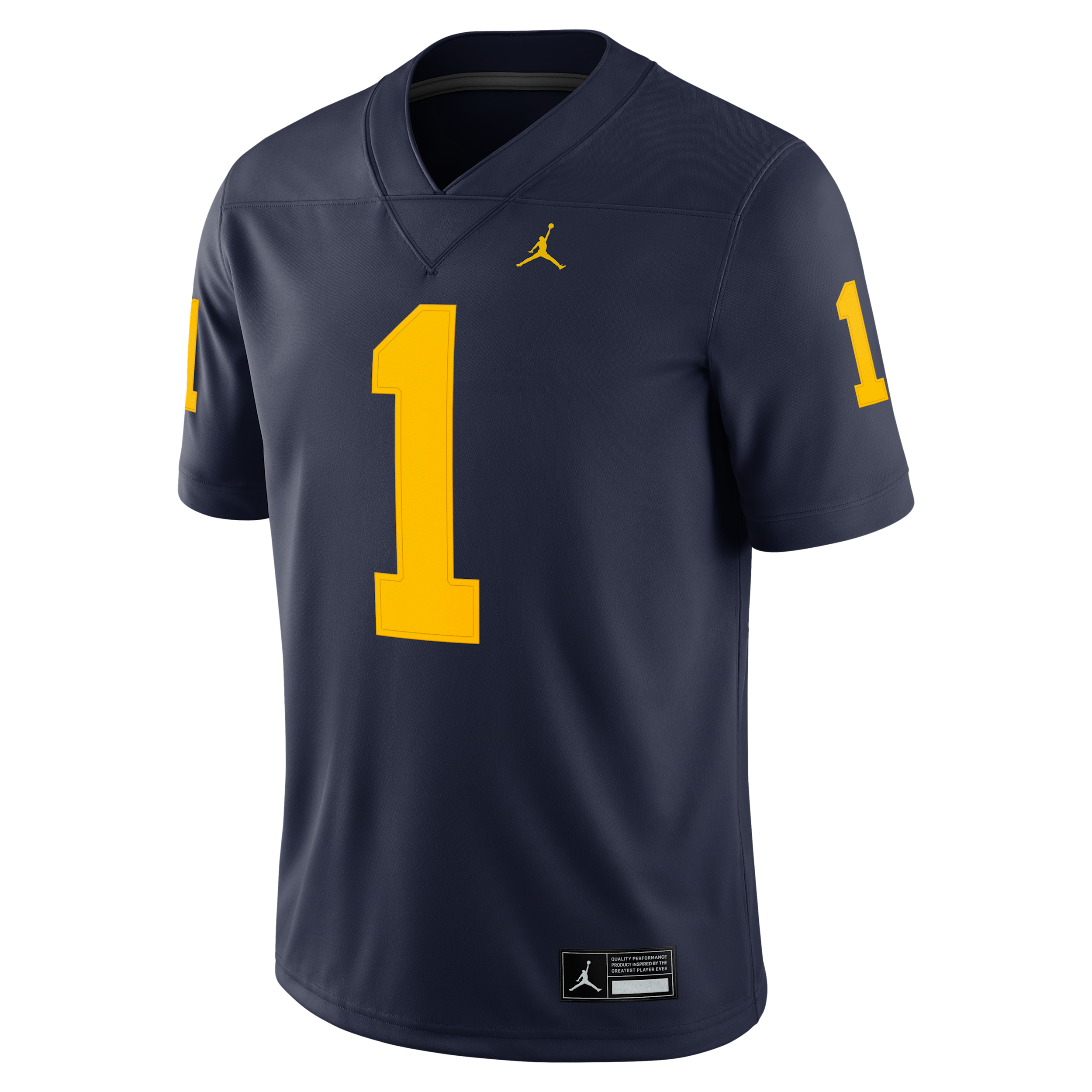 Men's Michigan Wolverines Jordan Dri-FIT College Game Jersey in Blue | CLEVGRJJC2FMIC-MIC