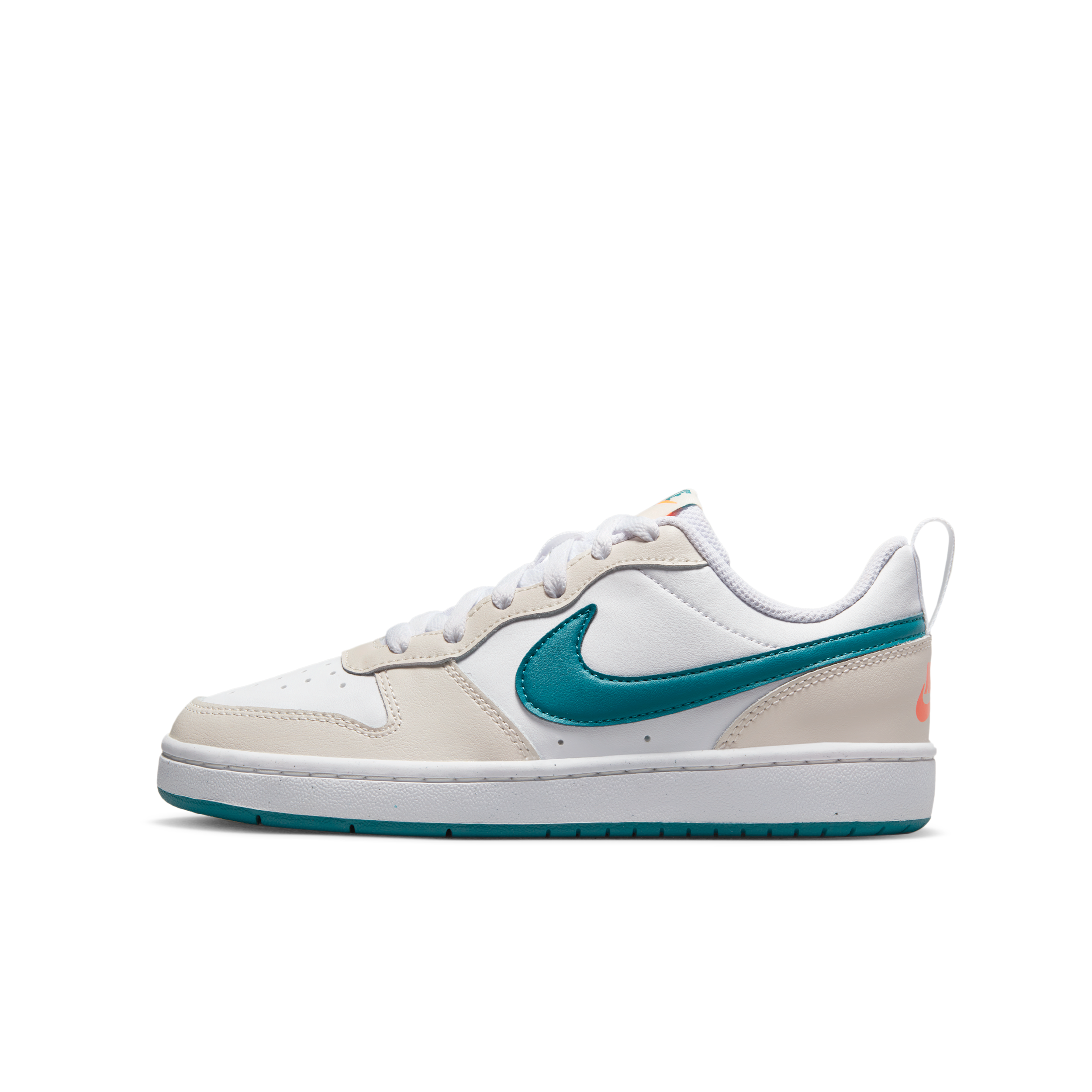 Nike Court Borough Low 2 Big Kids' Shoes in Grey | BQ5448-017