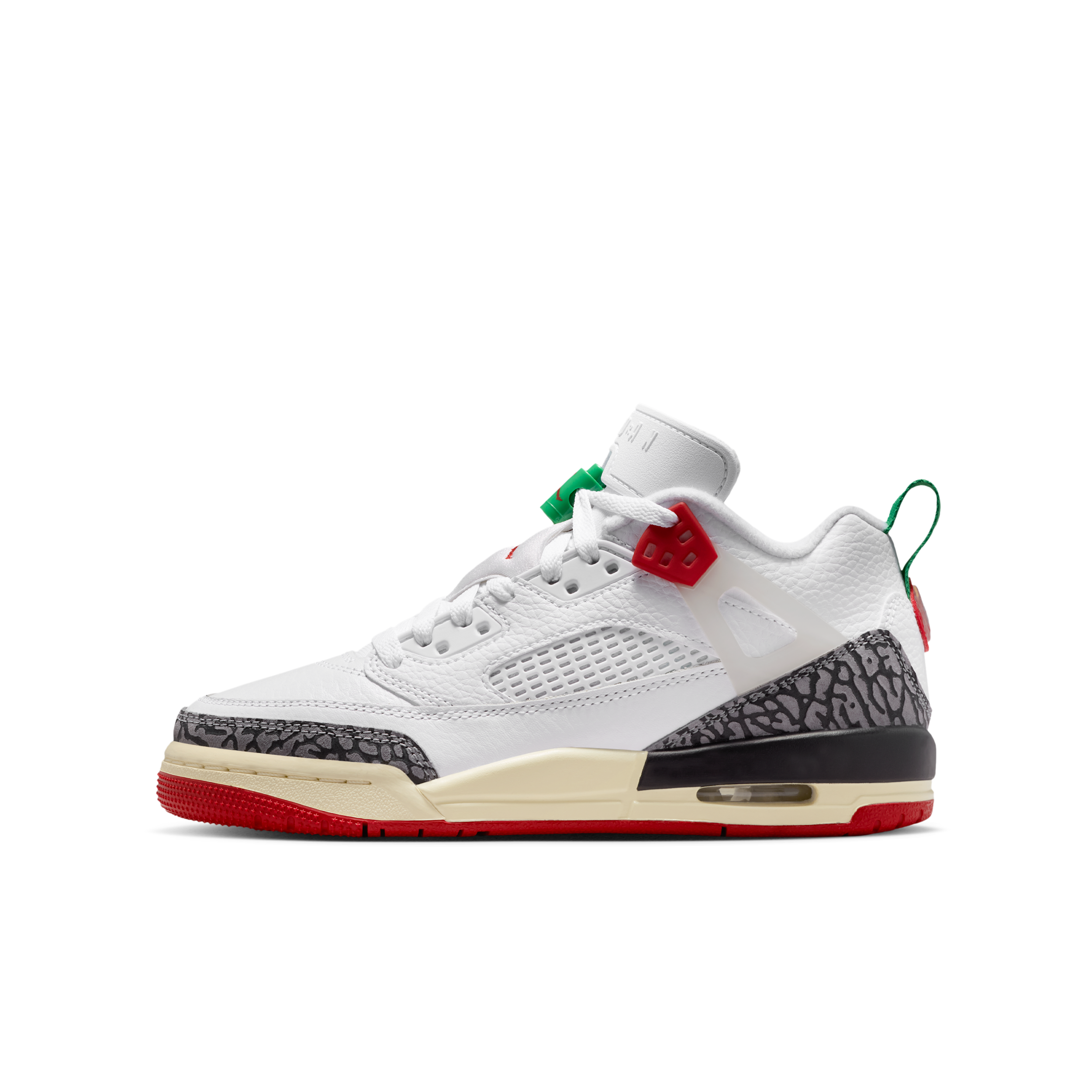 Jordan Spizike Low Big Kids' Shoes In White