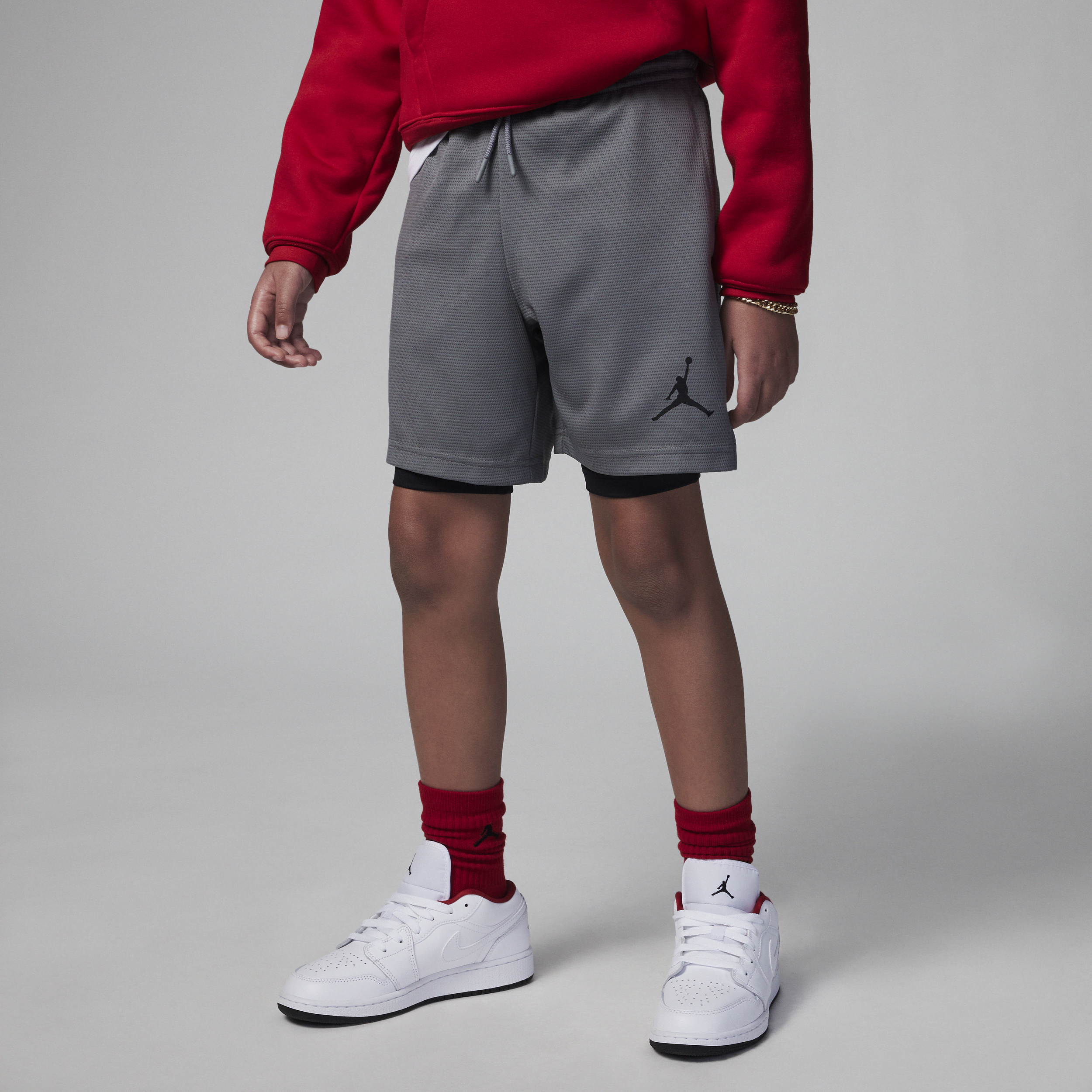 Jordan Training Shorts Big Kids' Shorts In Grey
