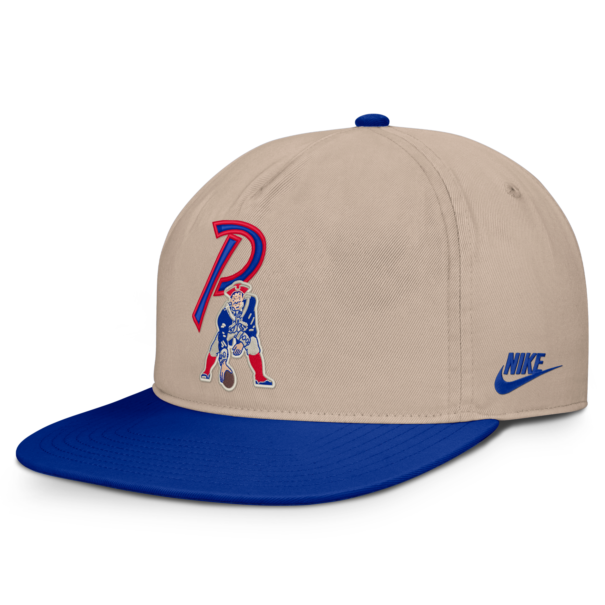 New England Patriots Rewind Pro Nike Men's NFL Adjustable Hat in Brown | NF570IKZ8KV-SF5
