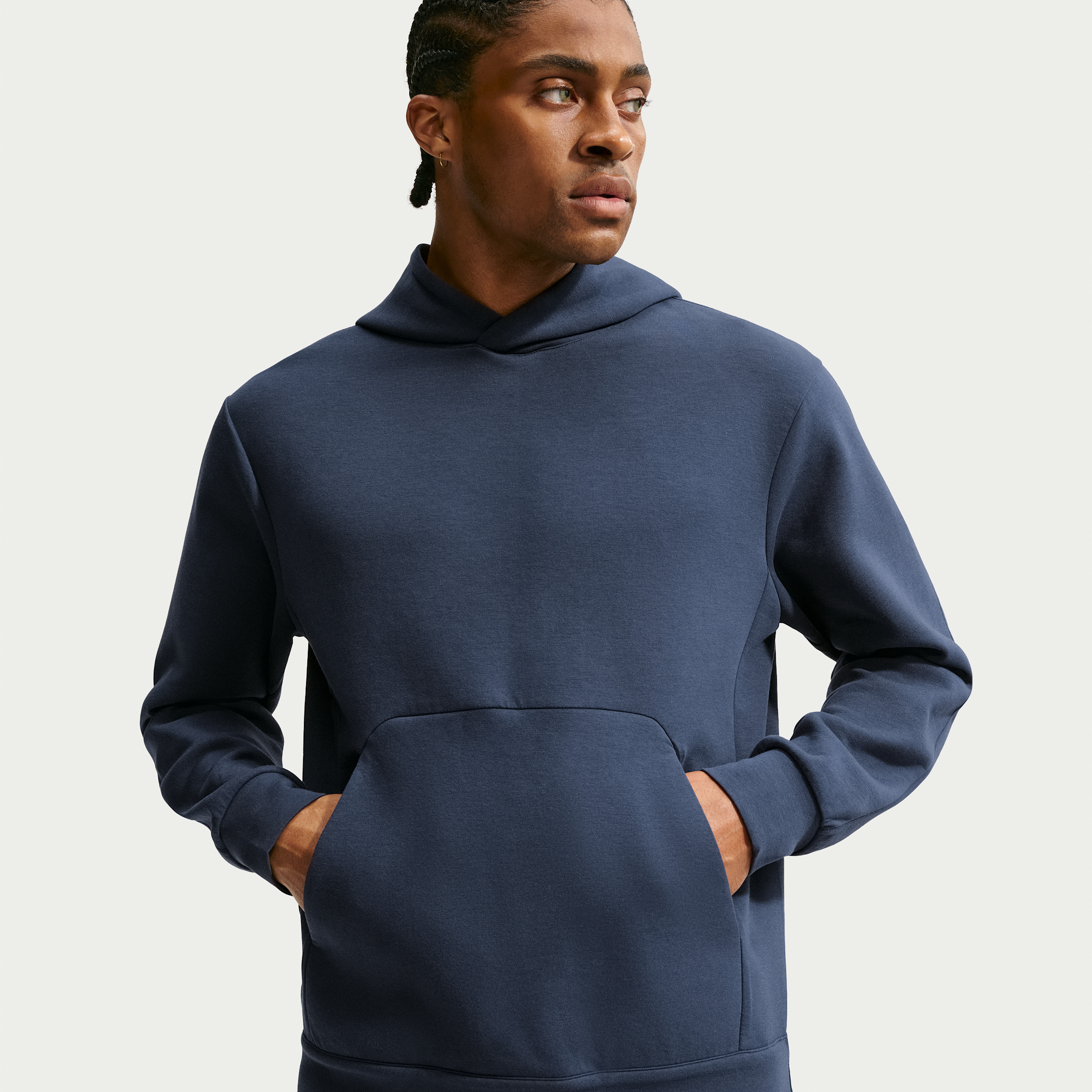 Nike Men's 24.7 ImpossiblySoft Dri-FIT Pullover Hoodie in Blue | IR8807-451