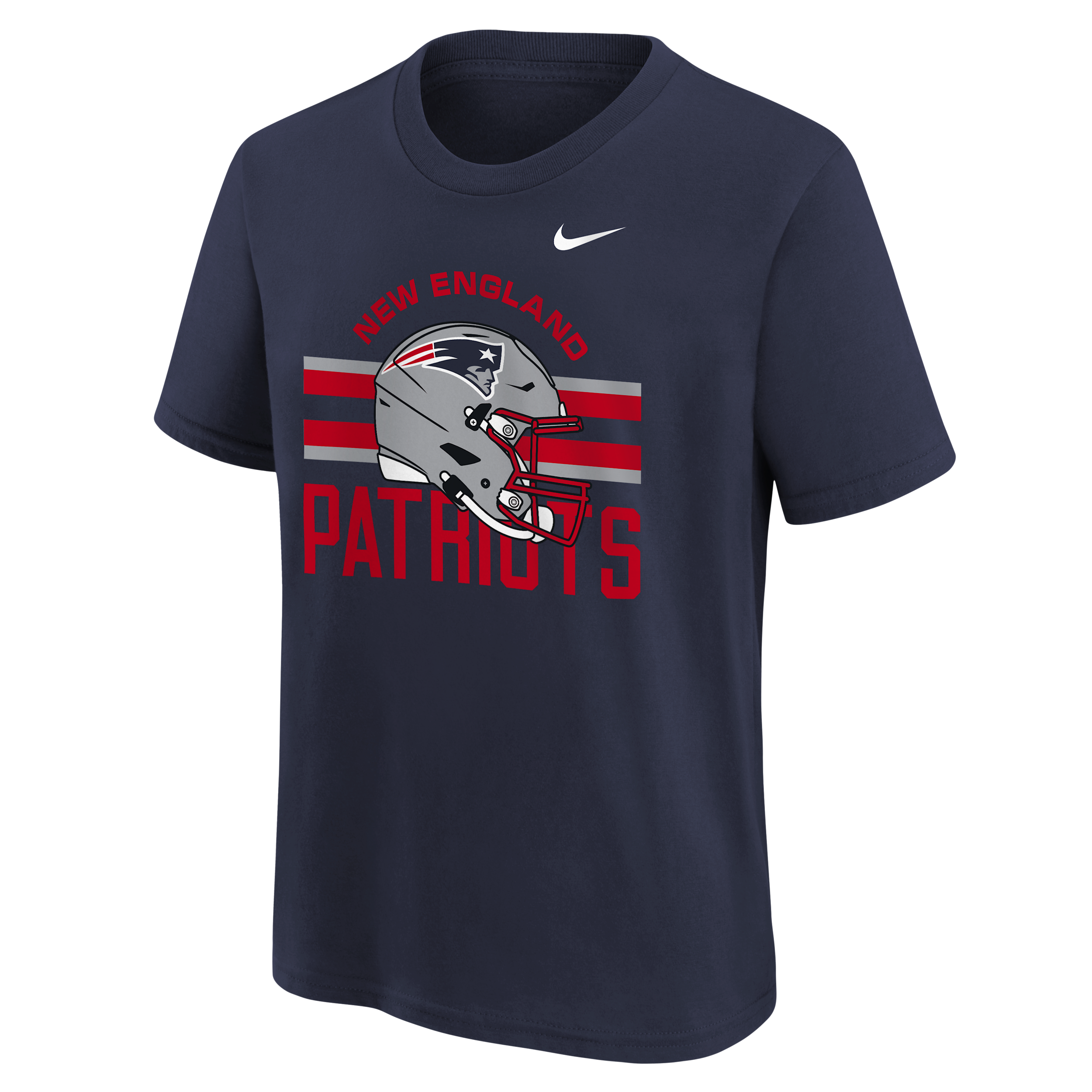 Nike Boys' and Girls' New England Patriots Team Issue Screen-Print Graphic T-Shirt - College Navy