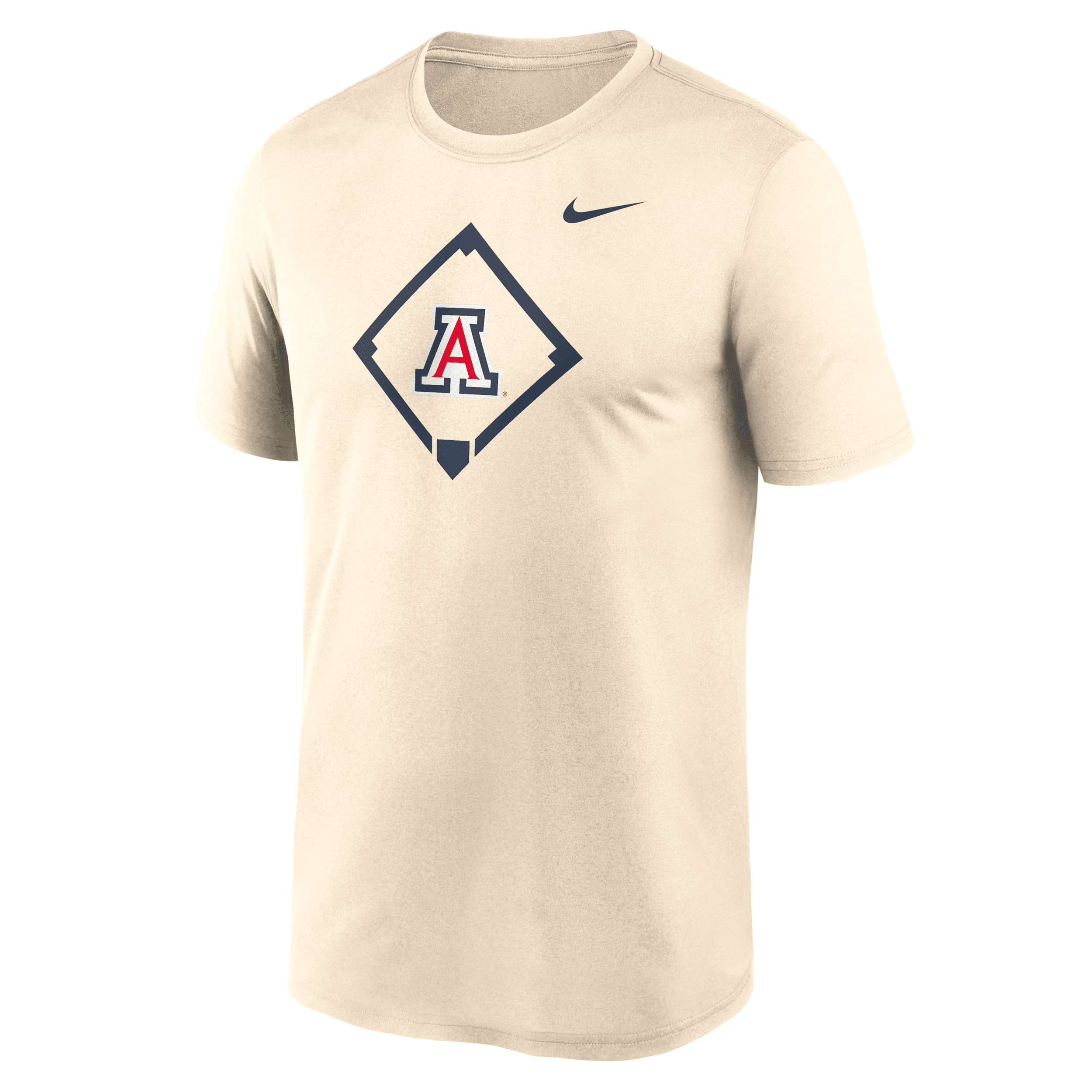 Nike Cream Arizona Wildcats Legend Baseball Icon Performance T-shirt In Brown