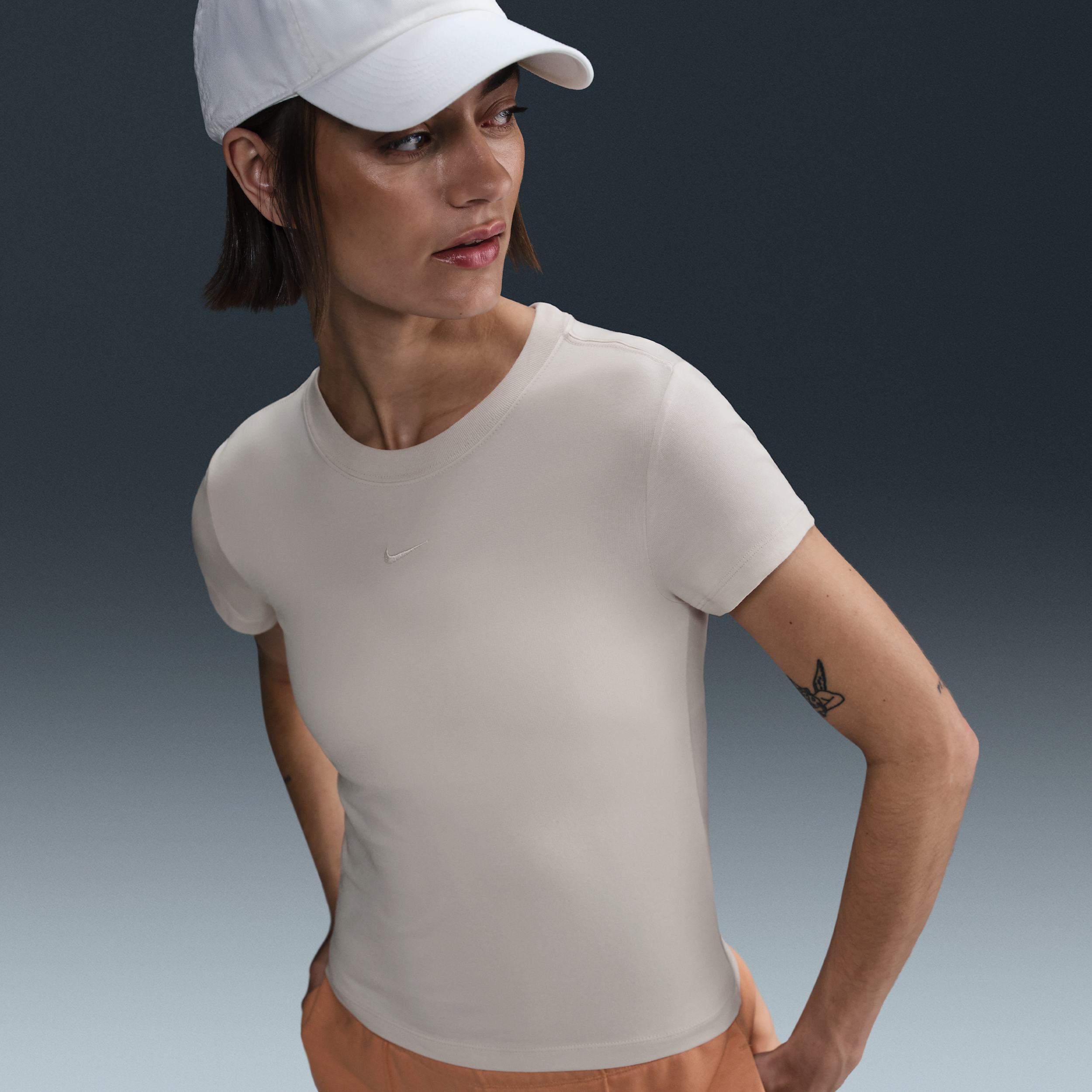 Nike Women's  Sportswear Chill Knit T-shirt In Brown