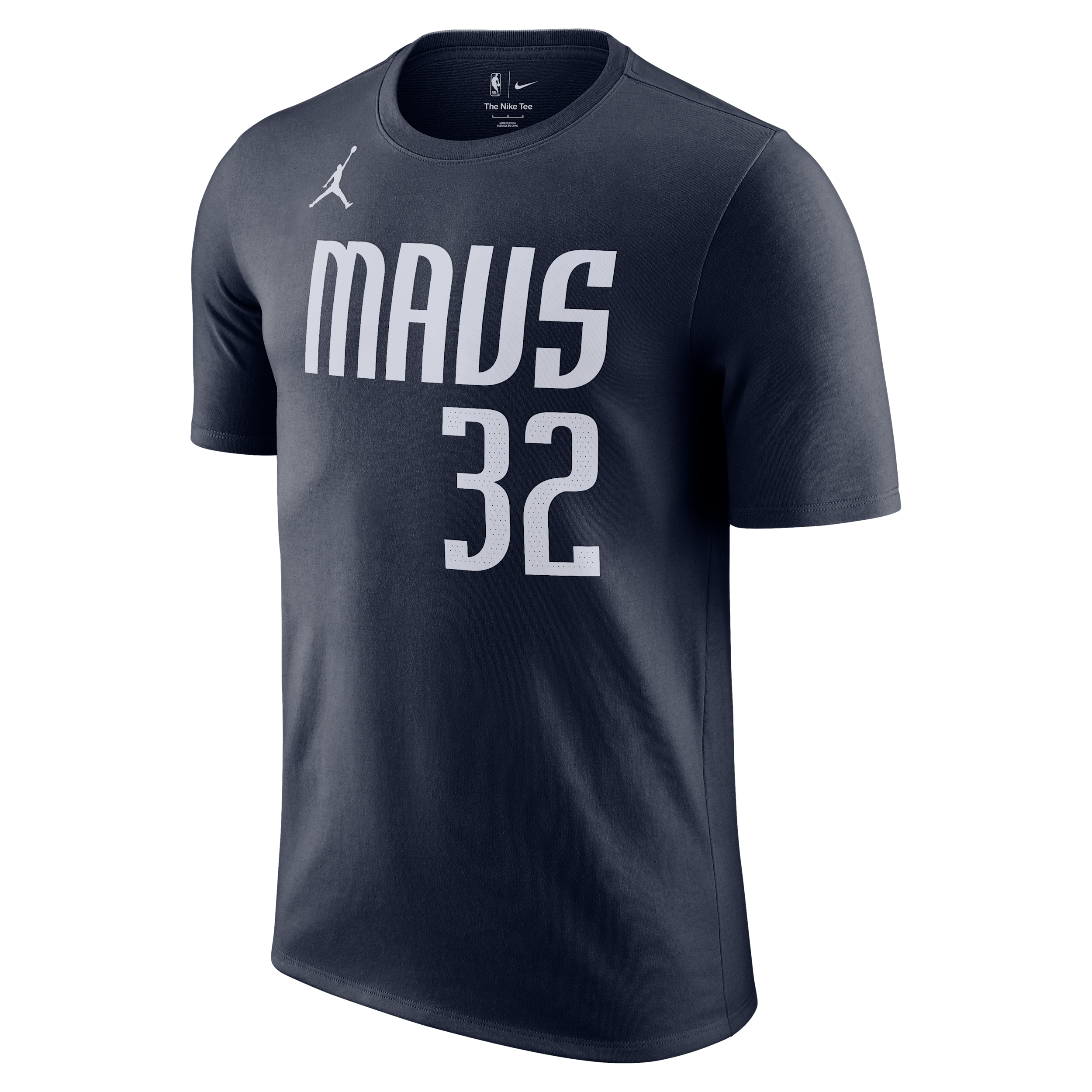 Jordan Men's Cooper Flagg Navy Dallas Mavericks 2025 Nba Draft First Round Pick Statement Edition Name Number T-Shirt - Navy