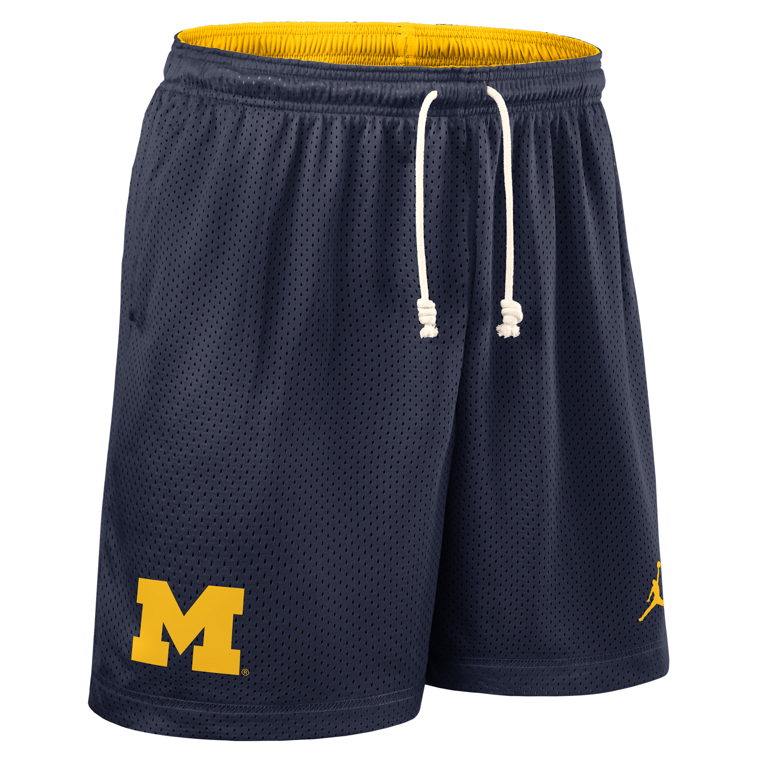 JORDAN MEN'S MICHIGAN SIDELINE REVERSIBLE MENÂS BRAND DRI-FIT COLLEGE SHORTS 1015854419